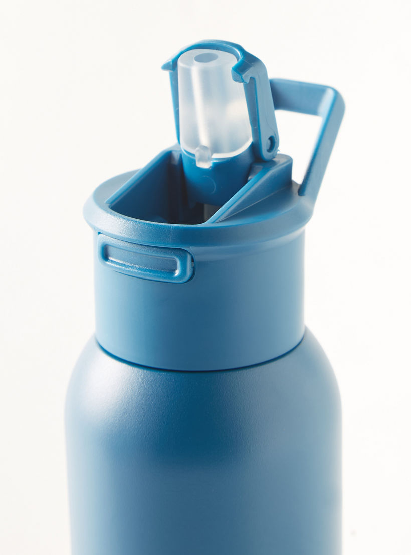 قارورة مياه ستانلس ستيل بقشة وطبعات شعار من بريتون - 630 مل-school-waterbottles-image-3