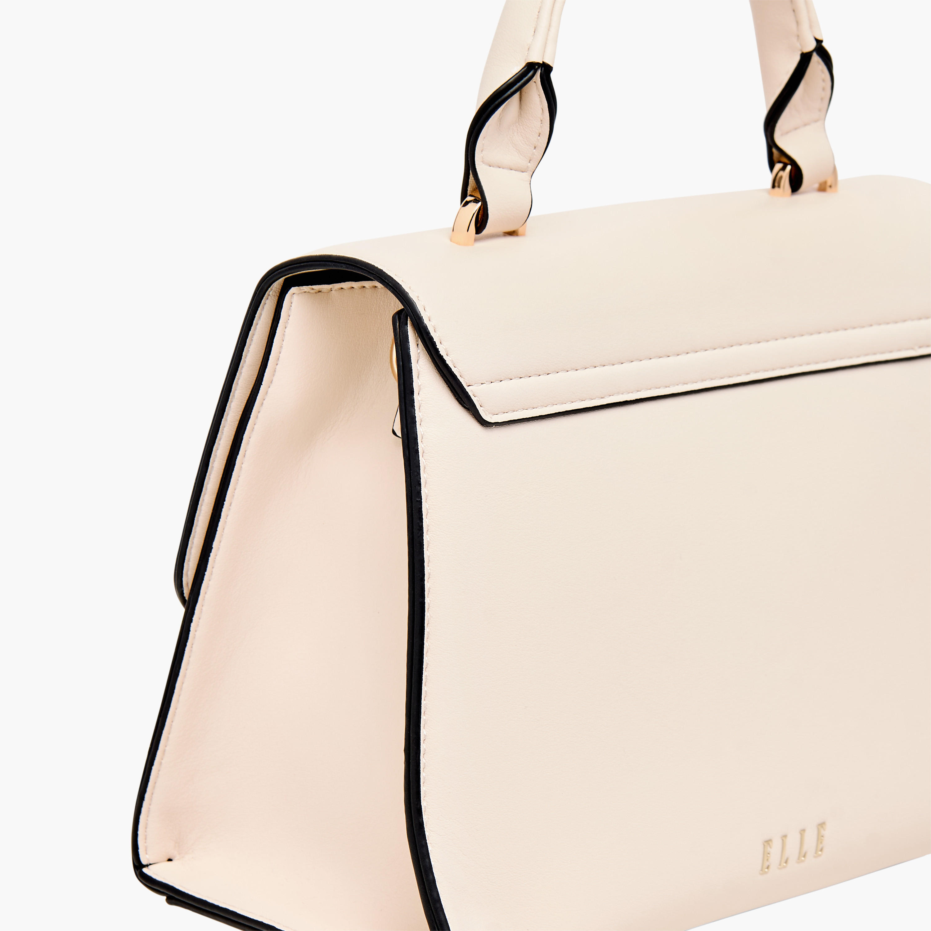 شنطة ساتشيل بحزام قابل للتعديل وزرار إغلاق وطبعات مونوجرام من إيل-women-bagsandwallets-handbags-image-12