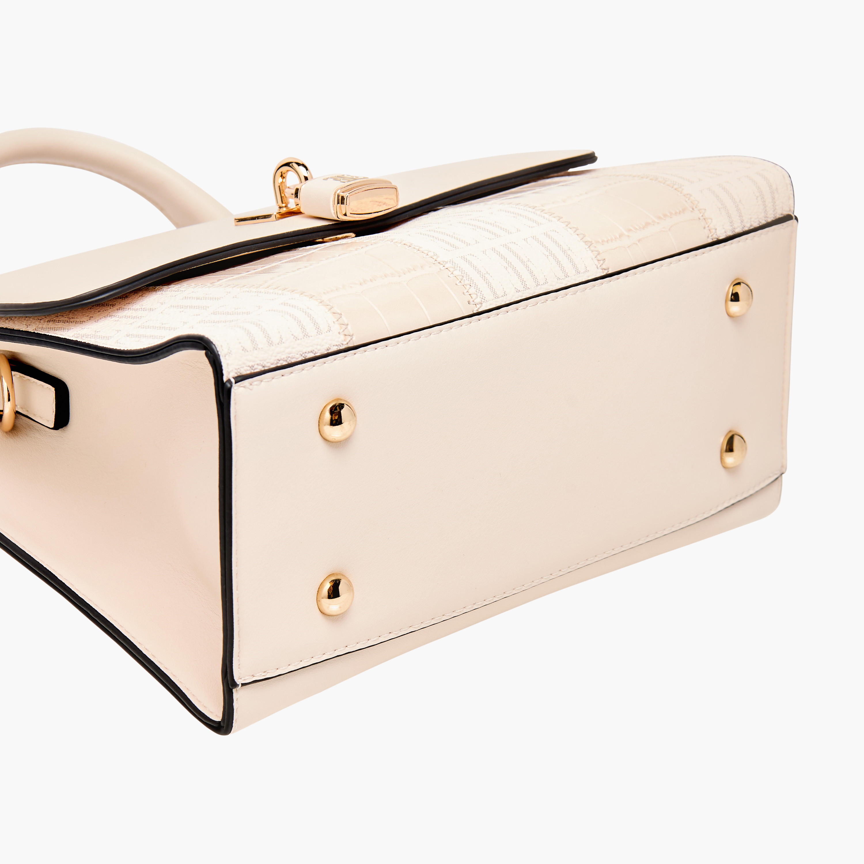 شنطة ساتشيل بحزام قابل للتعديل وزرار إغلاق وطبعات مونوجرام من إيل-women-bagsandwallets-handbags-image-13