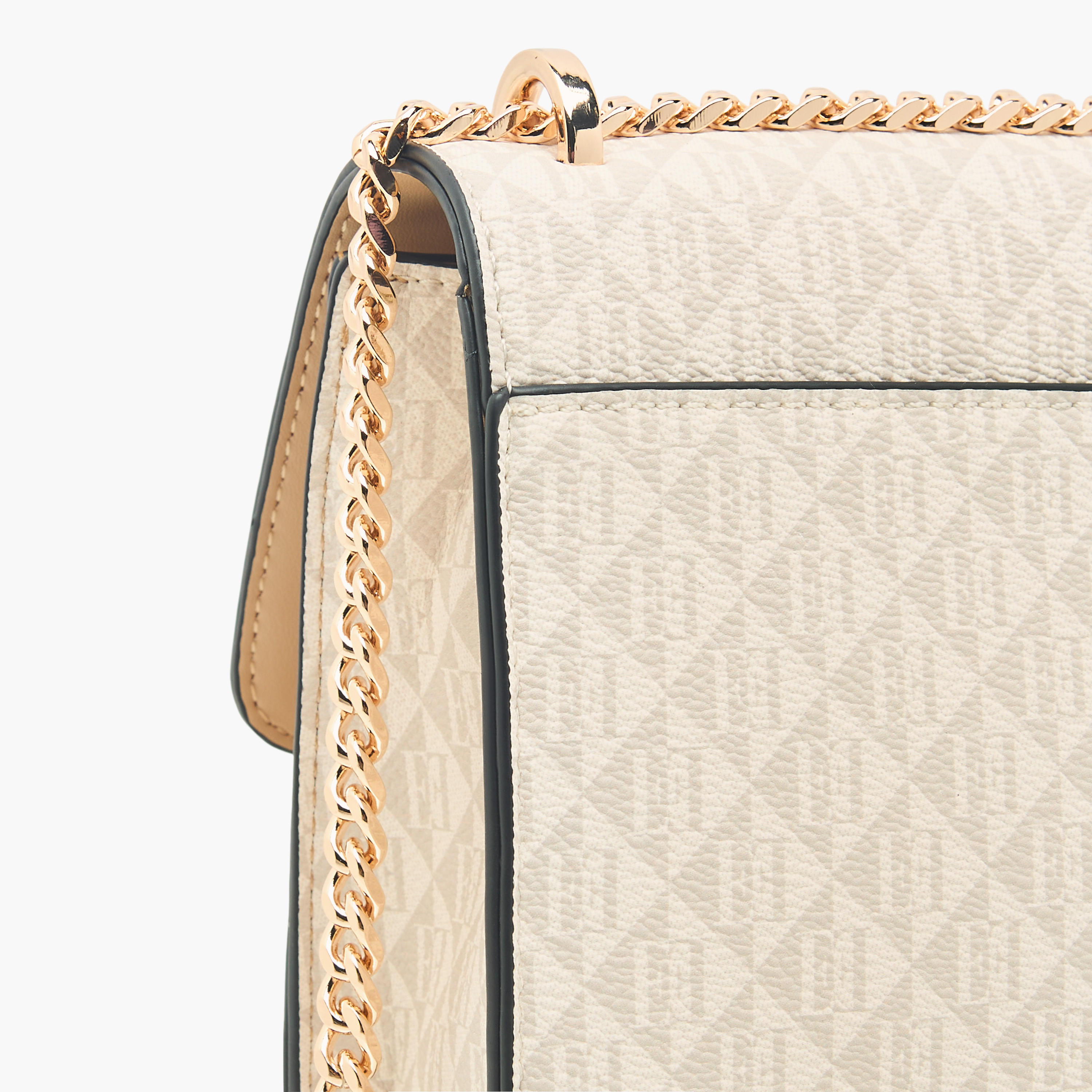 Elle Monogram Print Crossbody Bag with Adjustable Strap and Flap Closure-women-bagsandwallets-handbags-image-5