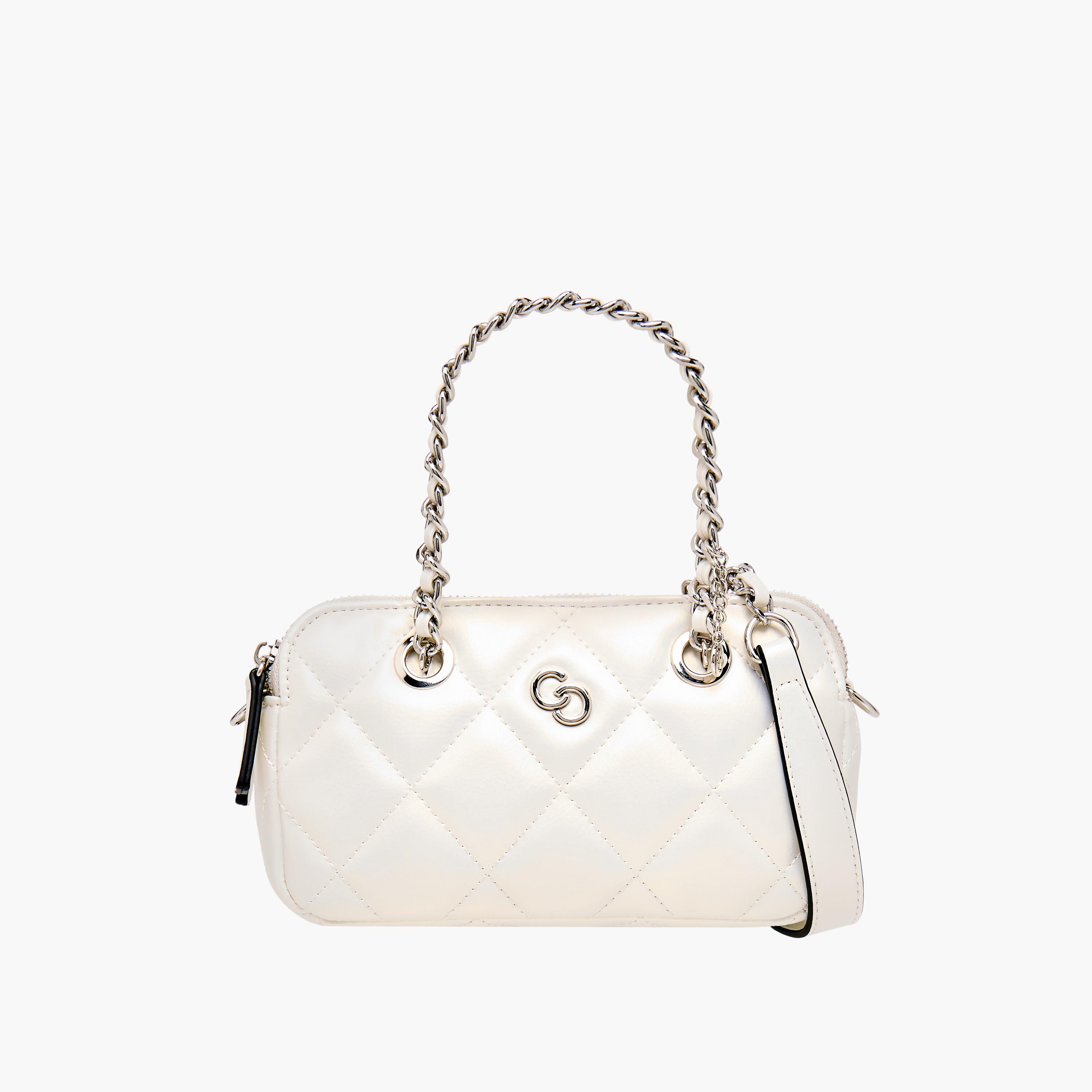Celeste Quilted Crossbody Bag with Detachable Strap and Zip Closure-women-bagsandwallets-handbags-image-1