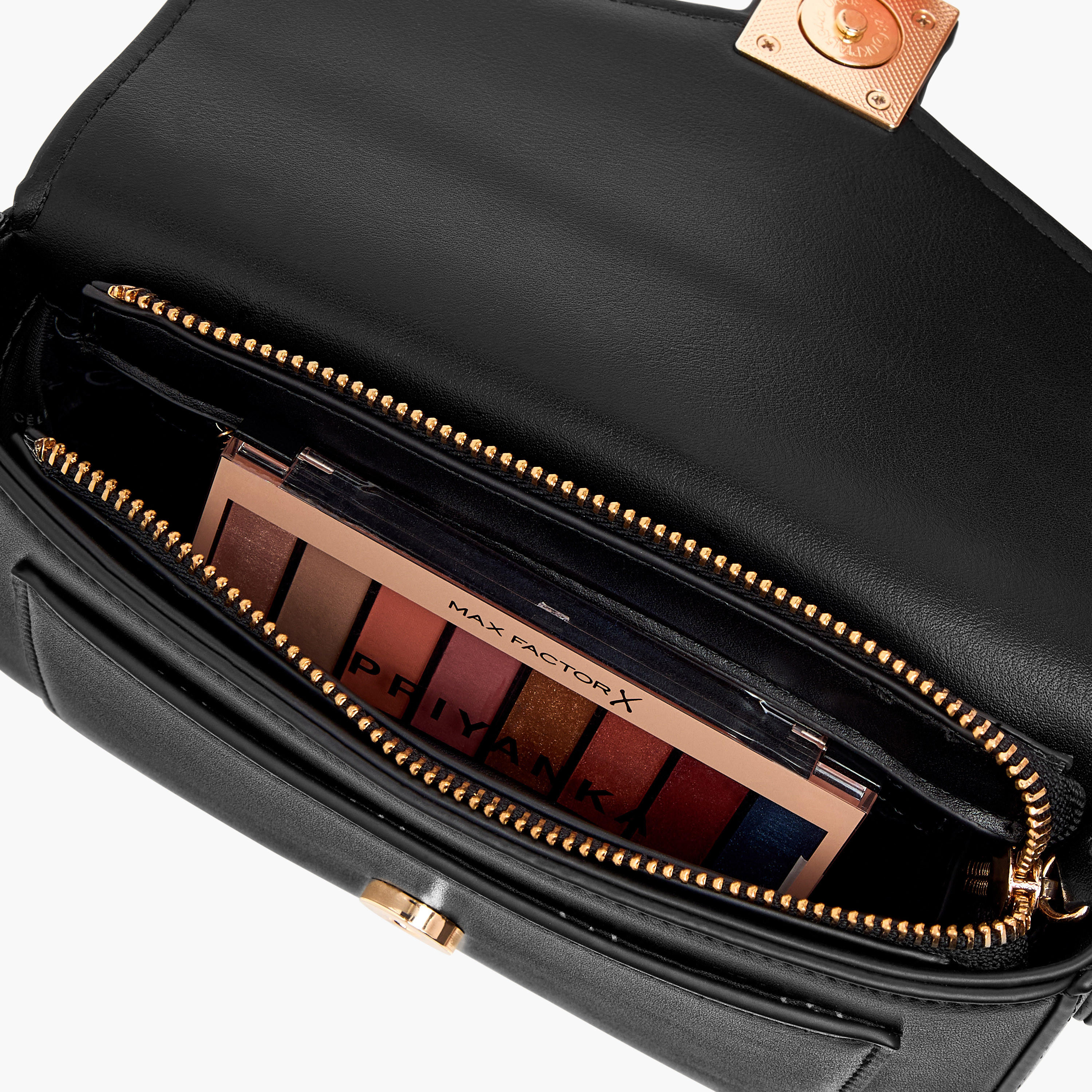 Celeste Solid Crossbody Bag with Flap Closure and Adjustable Strap-women-bagsandwallets-handbags-image-6