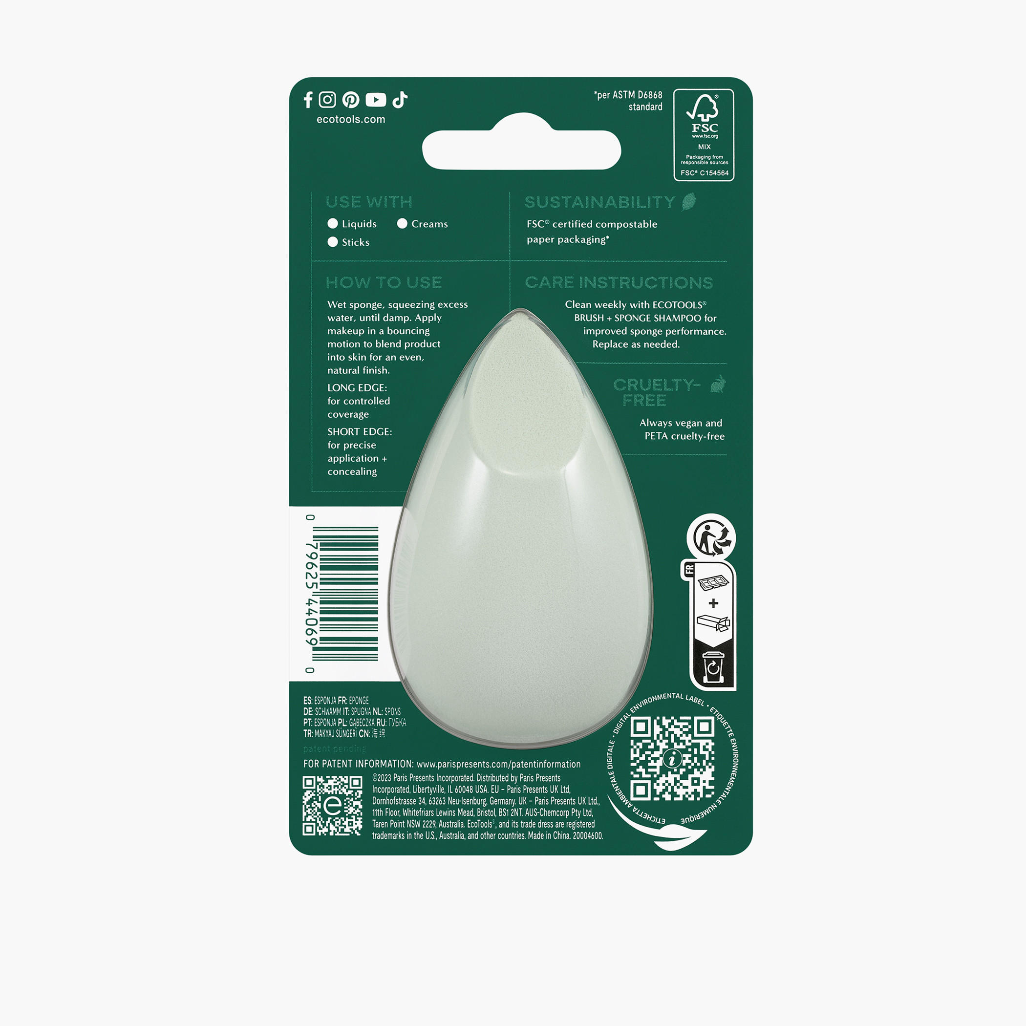 EcoTools Blurring Blender Makeup Sponge-beautyandpersonalcare-makeup-brushesandaccessories-sponges-image-2