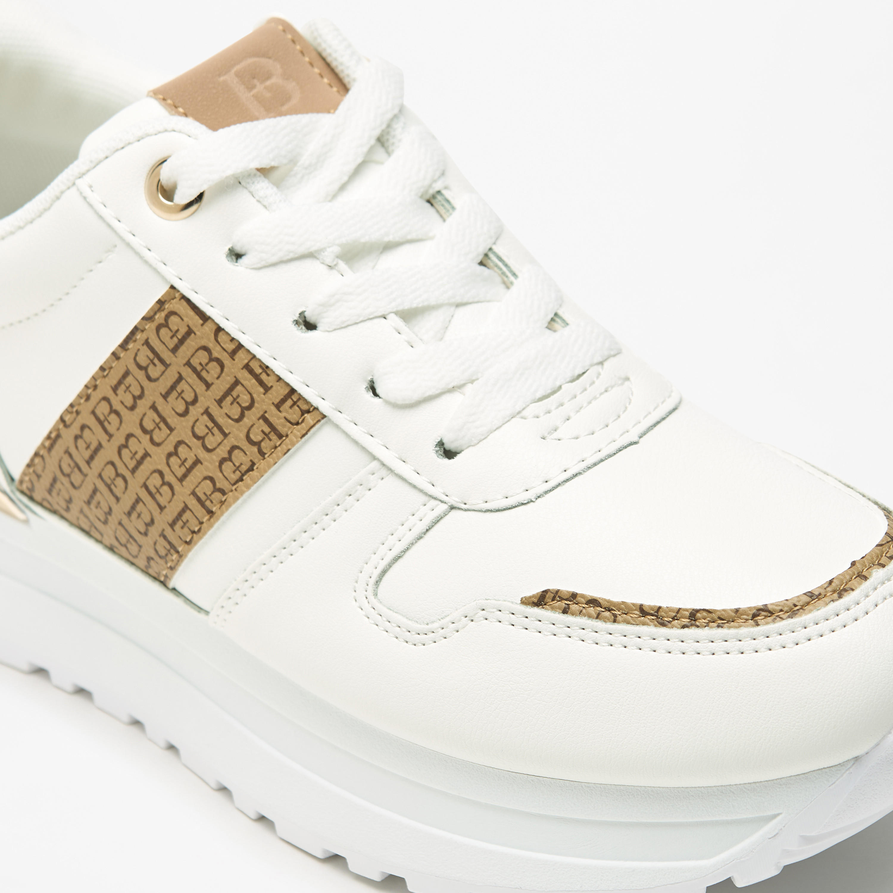 Flora Bella Monogram Panelled Lace-Up Ankle Sneakers with Metallic Detail-women-shoes-sneakers-image-10