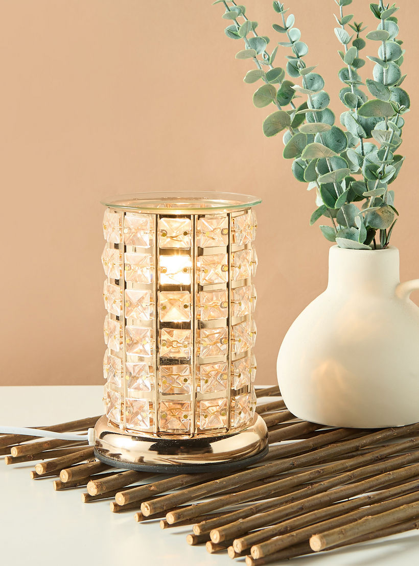 Crystal Electric Oil Burner - 8x13x19 cms-household-homefragrance-burners-image-6