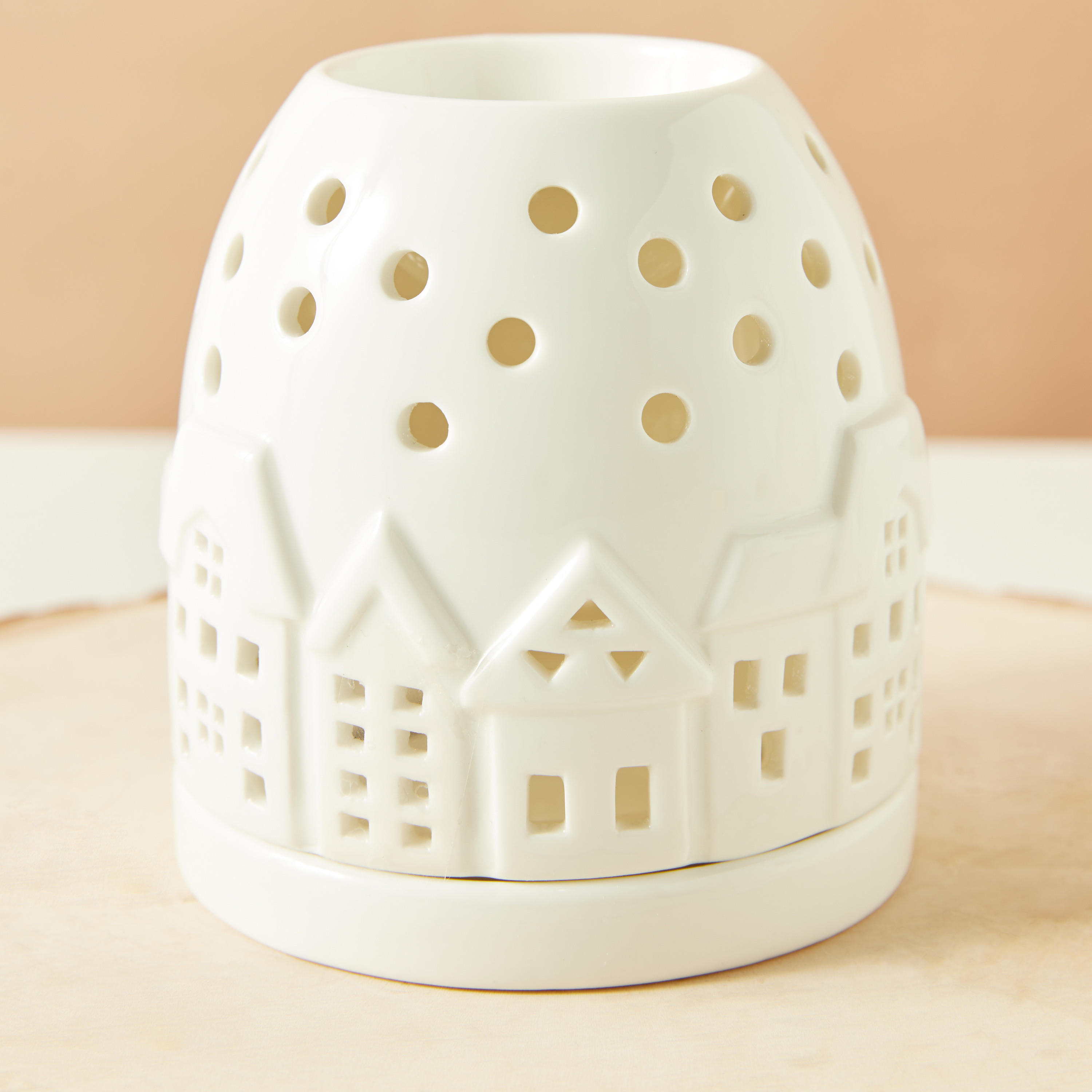 House Ceramic Oil Burner - 10x10x11 cms-household-homefragrance-burners-image-4