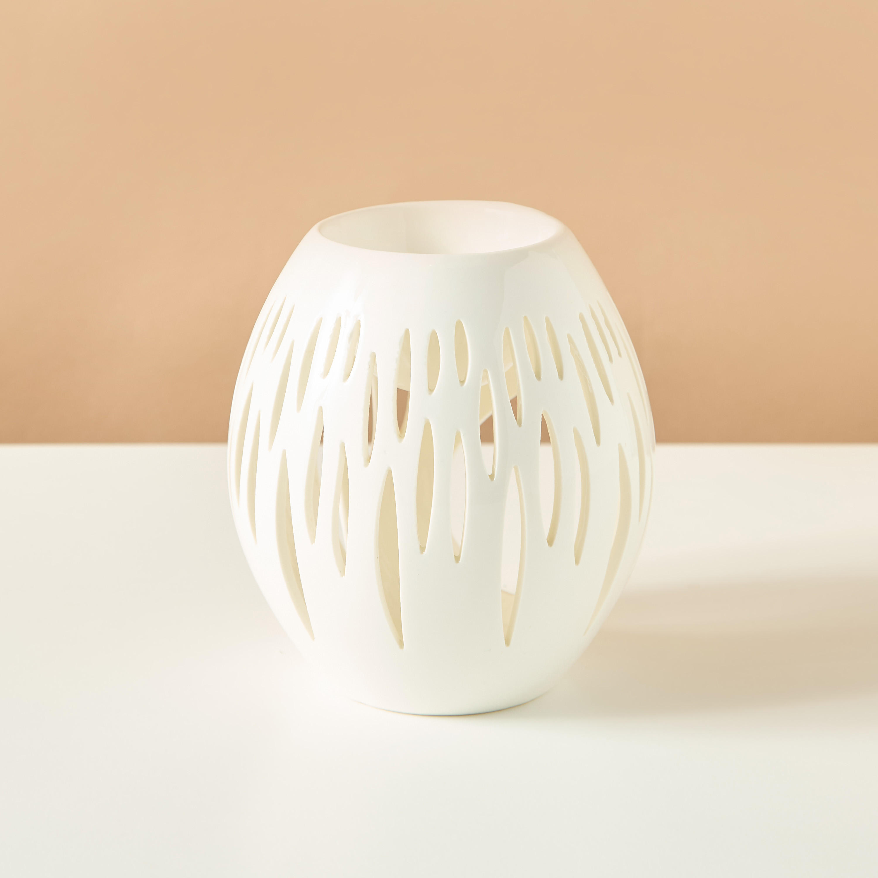 Ceramic Oil Burner - 12x12x13 cm-household-homefragrance-burners-image-1