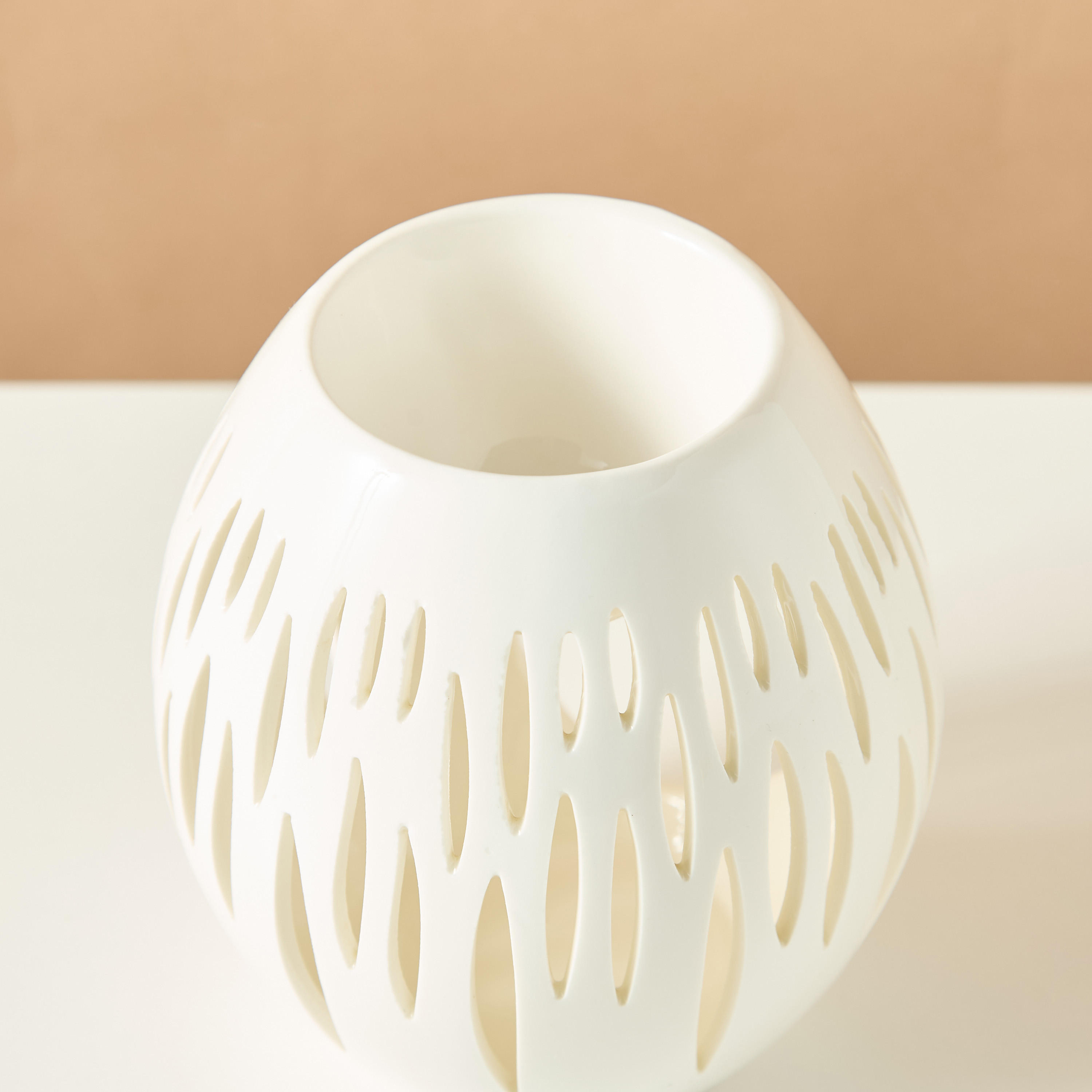 Ceramic Oil Burner - 12x12x13 cm-household-homefragrance-burners-image-3
