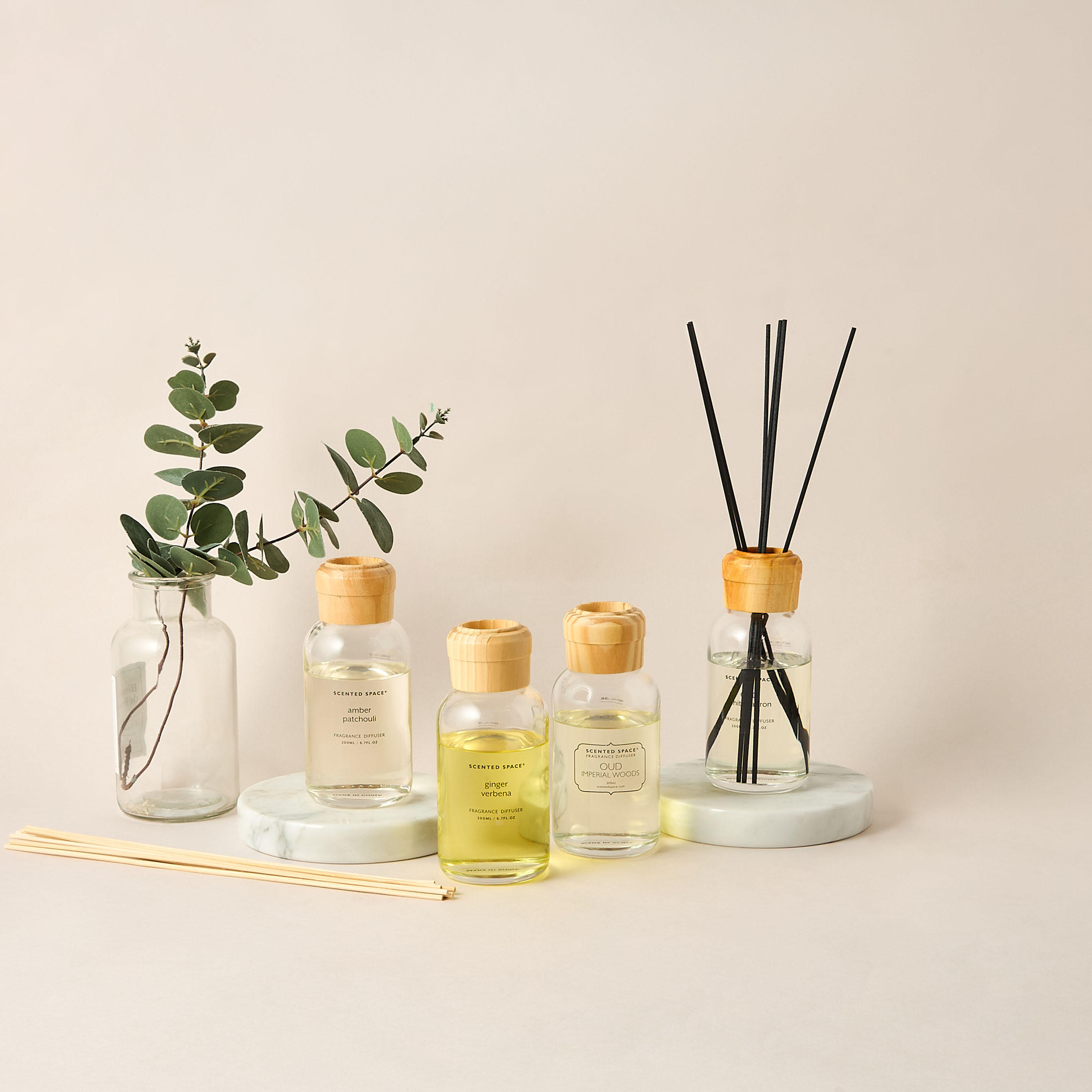 موزع عطور برائحة أمبريان وودز من سينتد سبيس - 200 مل-household-homefragrance-reeddiffusers-image-4