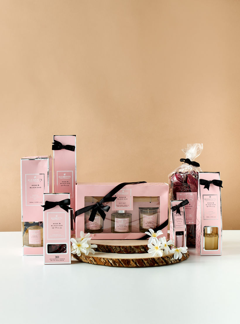 Elements Rose and Black Oud Reed Diffuser - 50 ml-household-homefragrance-reeddiffusers-image-5