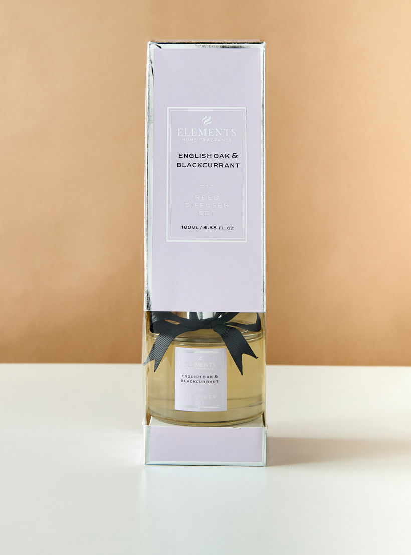 Elements English Oak and Blackcurrant Reed Diffuser - 100 ml-household-homefragrance-reeddiffusers-image-4