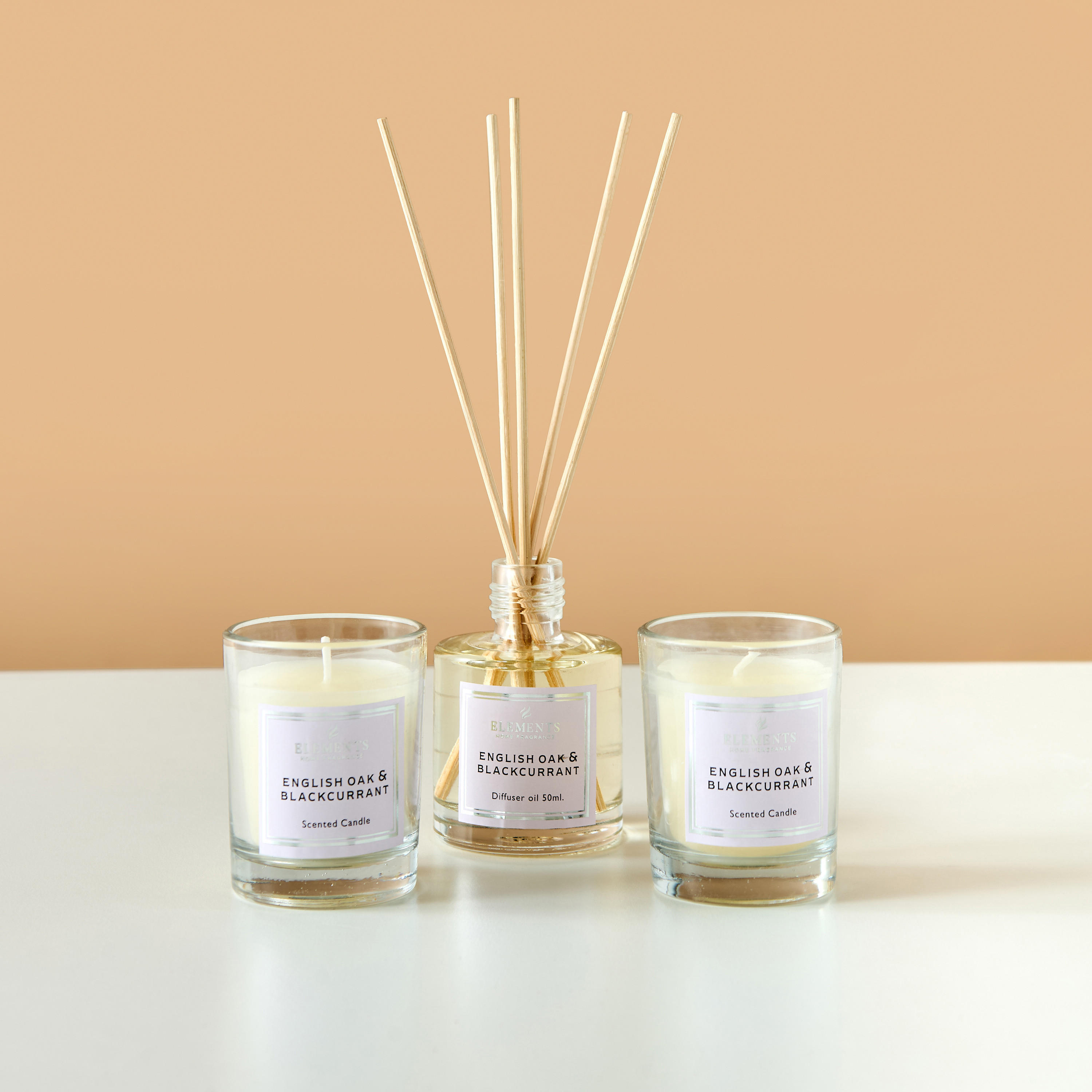 Elements Rose and Black Oud Reed Diffuser and Jar Candle Gift Set-household-homefragrance-fragrancegiftset-image-2