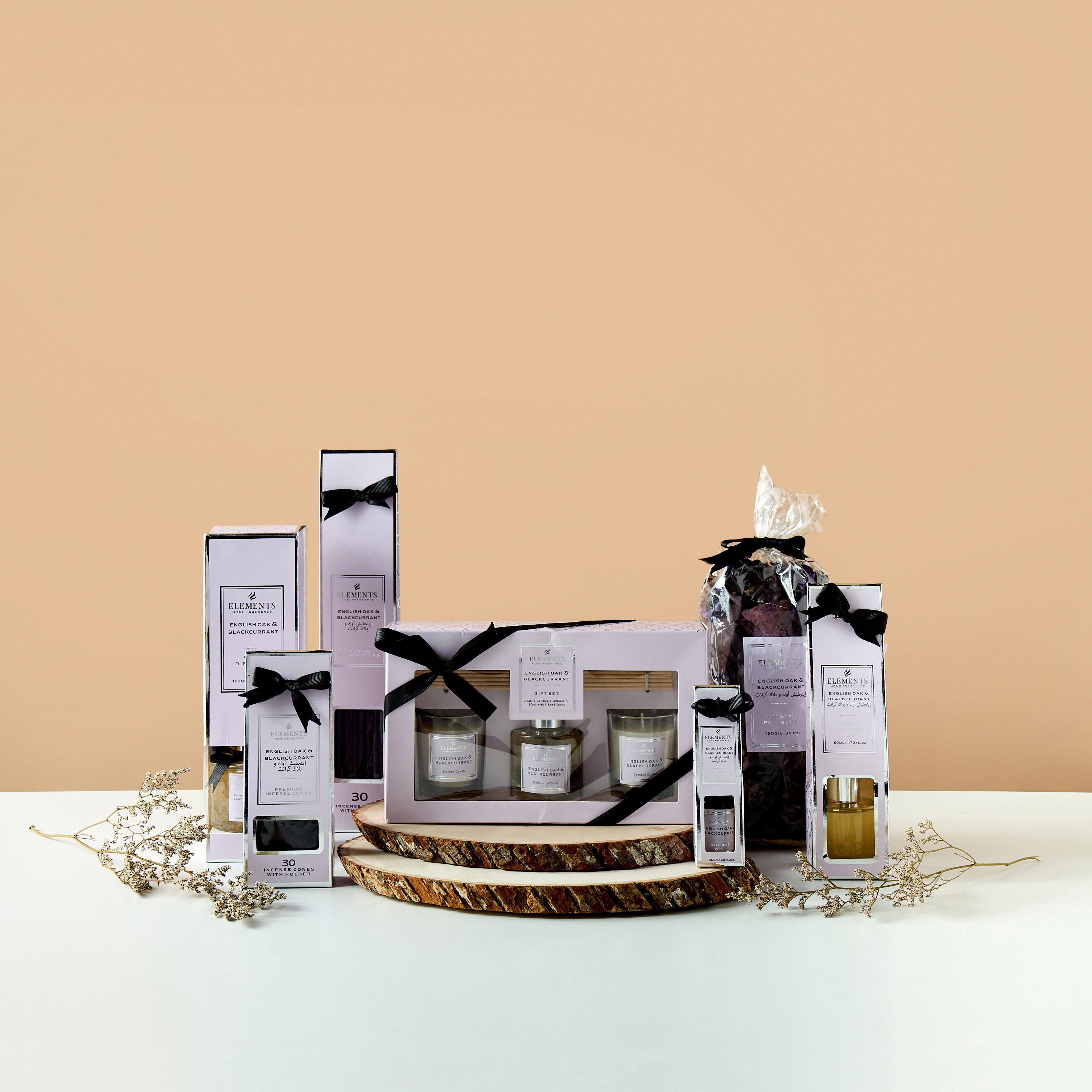 Elements Rose and Black Oud Reed Diffuser and Jar Candle Gift Set-household-homefragrance-fragrancegiftset-image-9