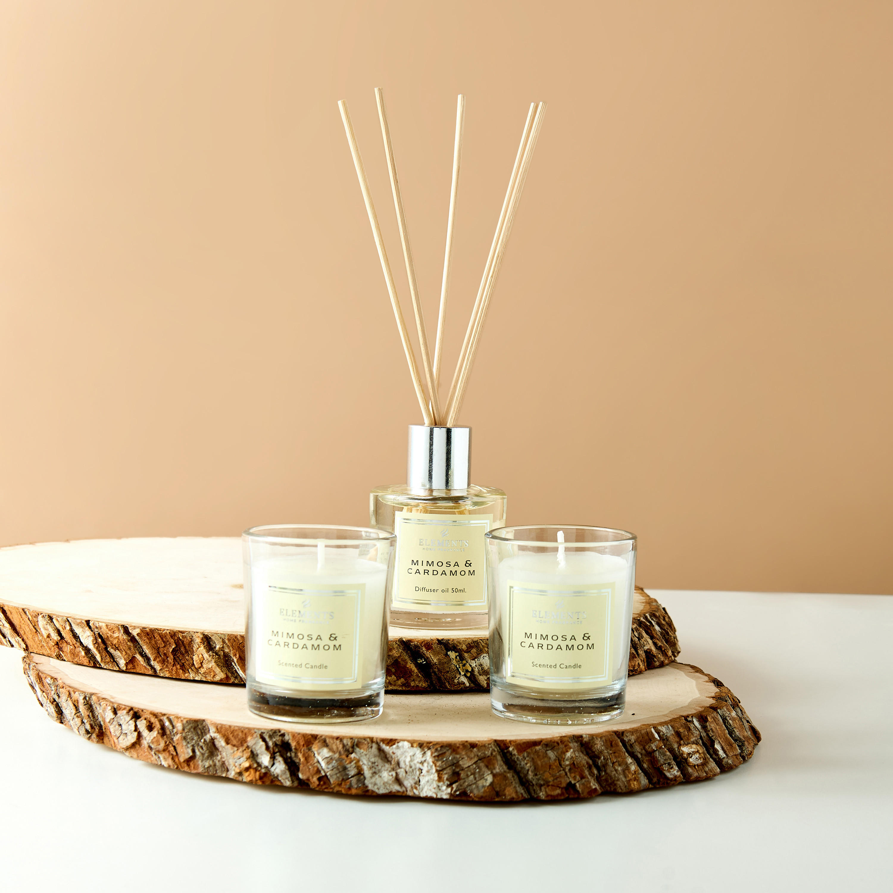 Elements Rose and Black Oud Reed Diffuser and Jar Candle Gift Set-household-homefragrance-fragrancegiftset-image-2