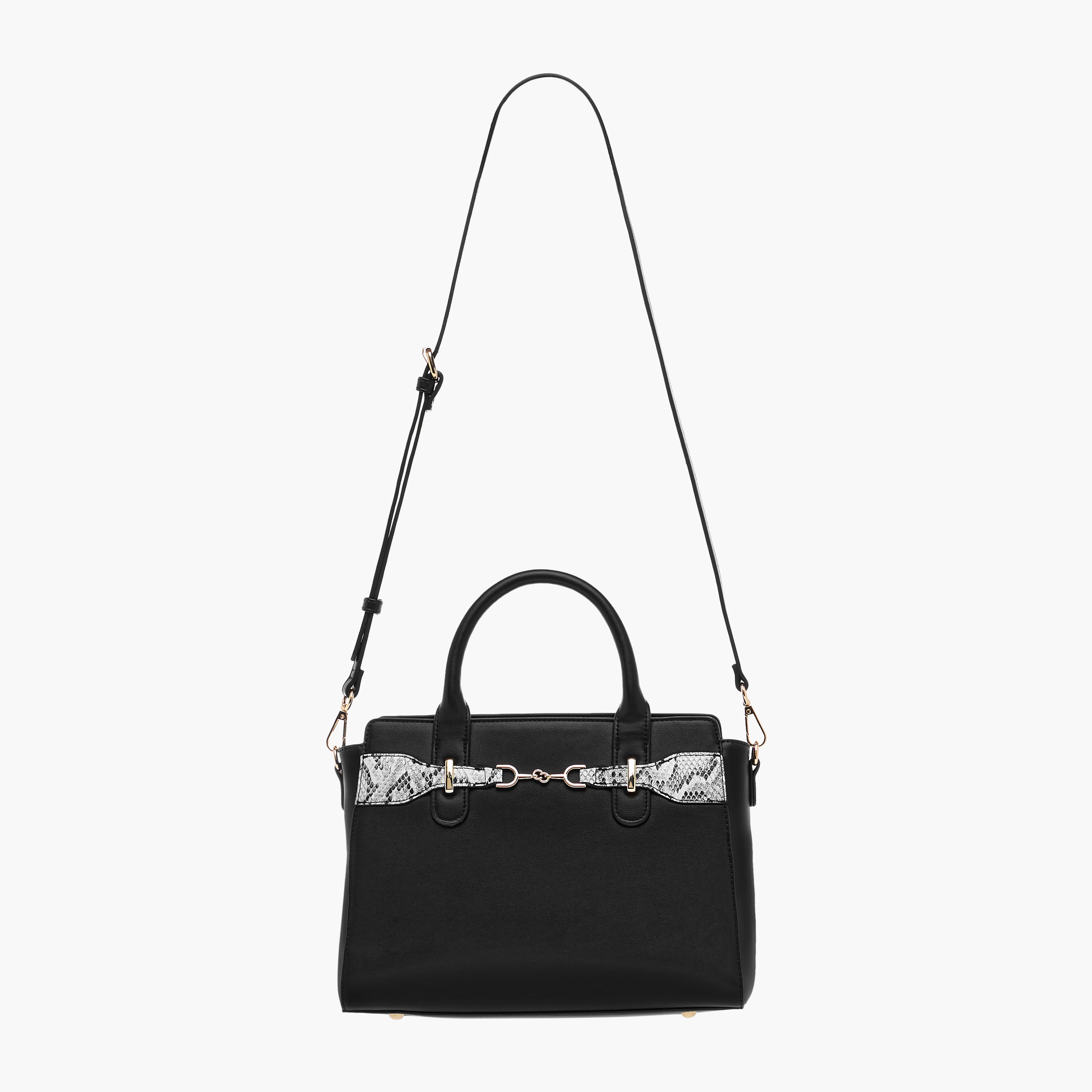 Celeste Animal Textured Tote Bag with Zip Closure and Handles-women-bagsandwallets-handbags-image-2