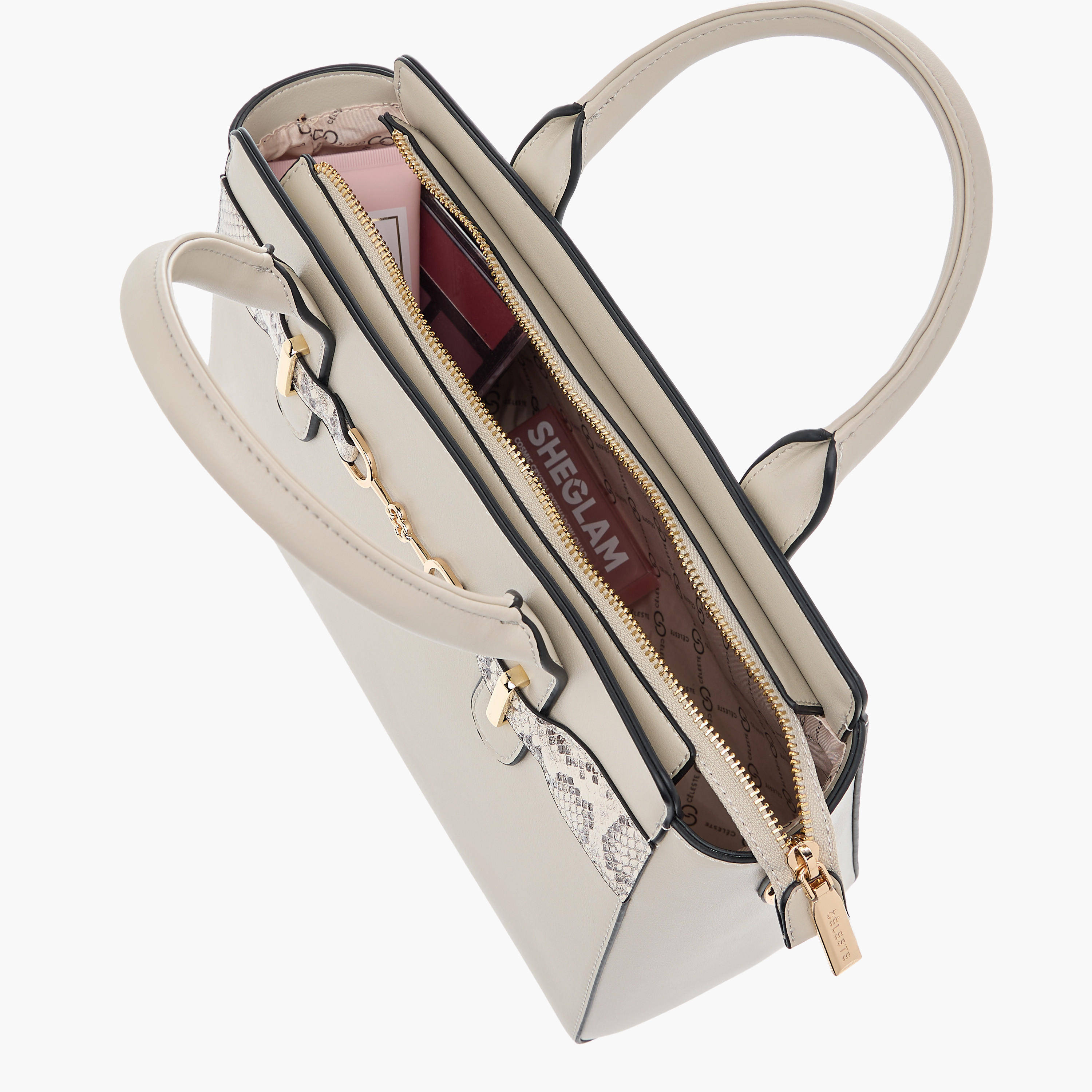 شنطة توتي بنمط حيوانات بارز الملمس وسحاب إغلاق ومقابض من سيليست-women-bagsandwallets-handbags-image-14