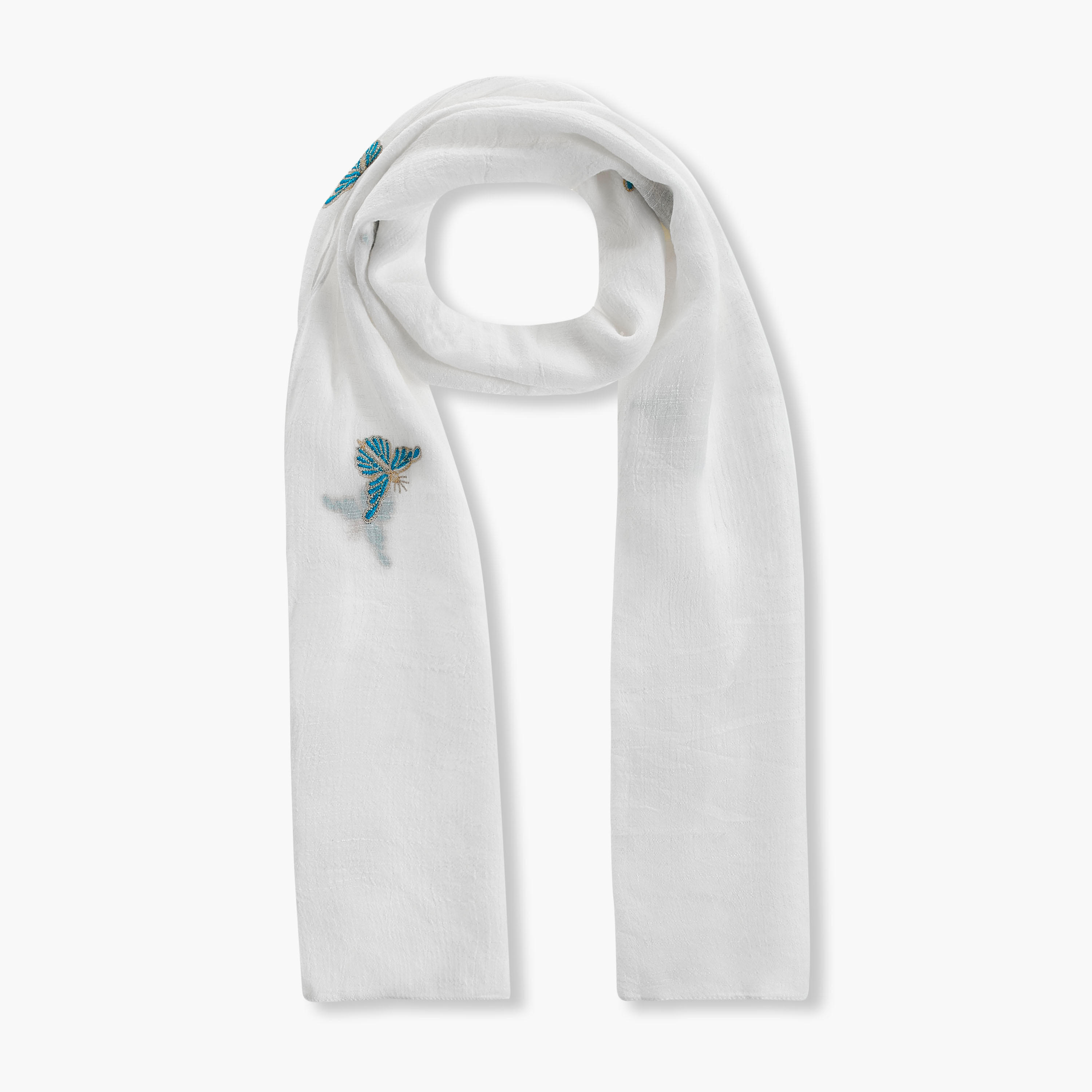 وشاح بتطريز فراشات من زورا-women-clothingaccessories-scarves-image-1