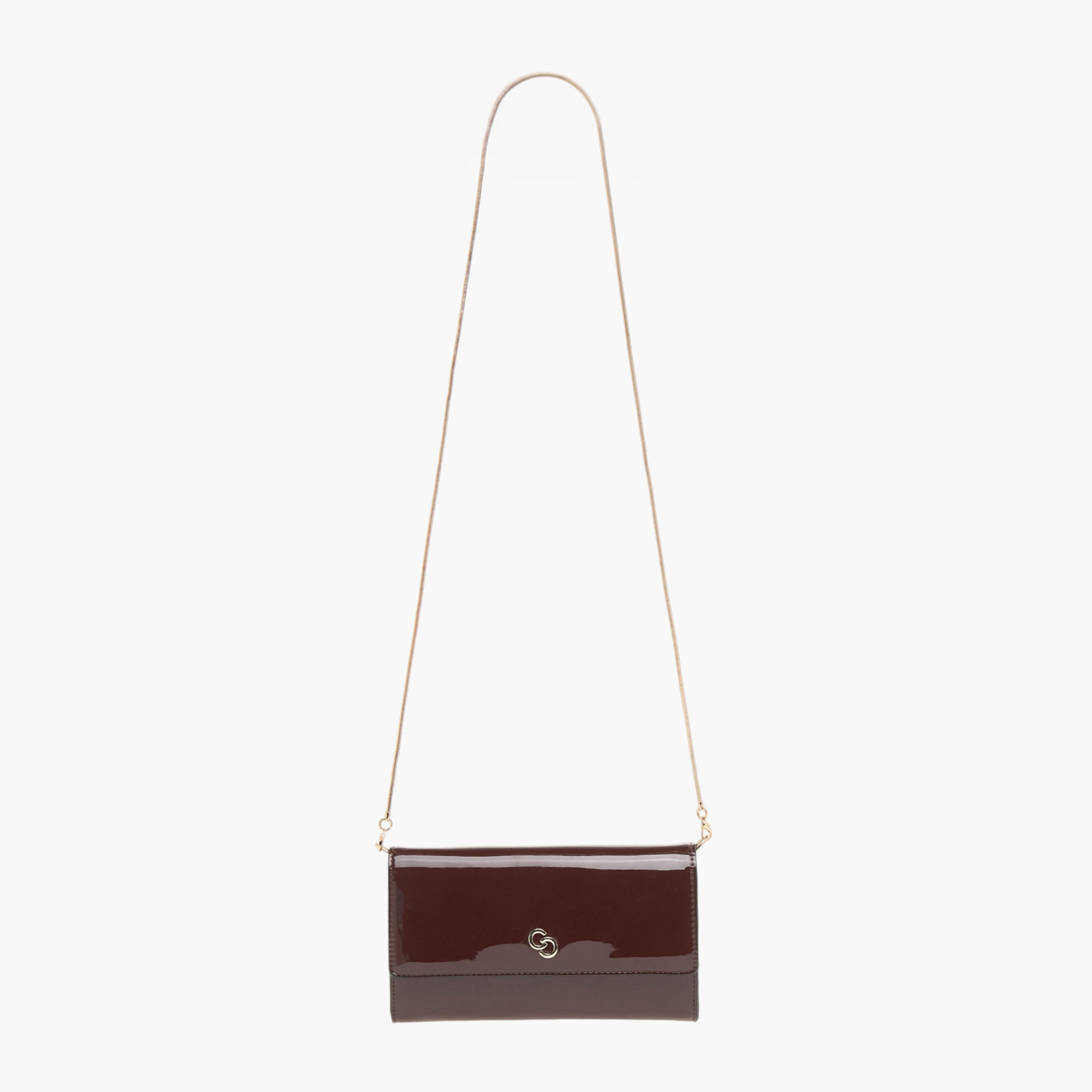 Celeste Solid Clutch with Detachable Chain Strap and Flap Closure-women-bagsandwallets-wallets-image-9