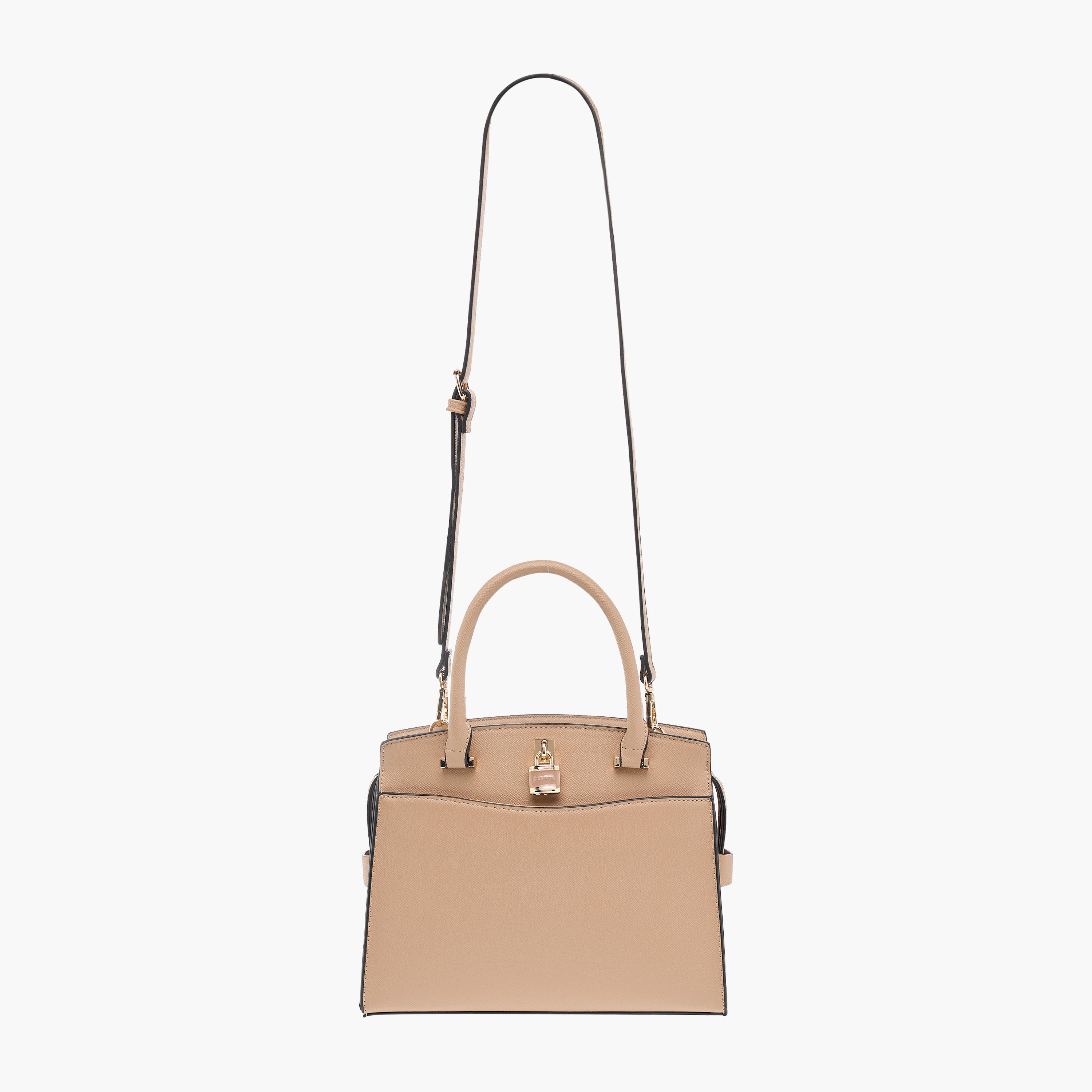 شنطة توتي سادة بحزام قابل للفصل ودلاية قفل من سيليست-women-bagsandwallets-handbags-image-9
