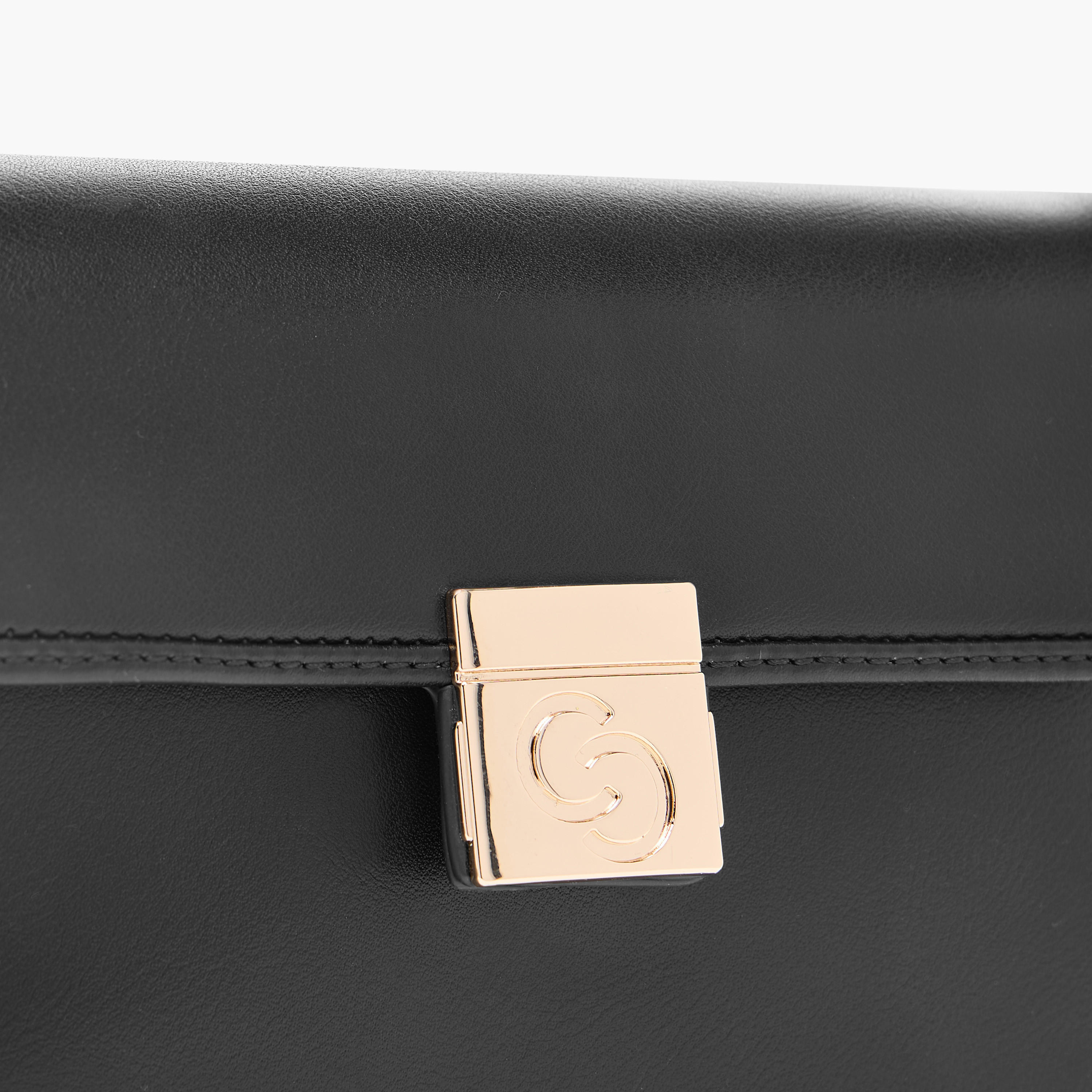 Celeste Solid Crossbody Bag with Chain Strap and Flap Closure-women-bagsandwallets-handbags-image-4