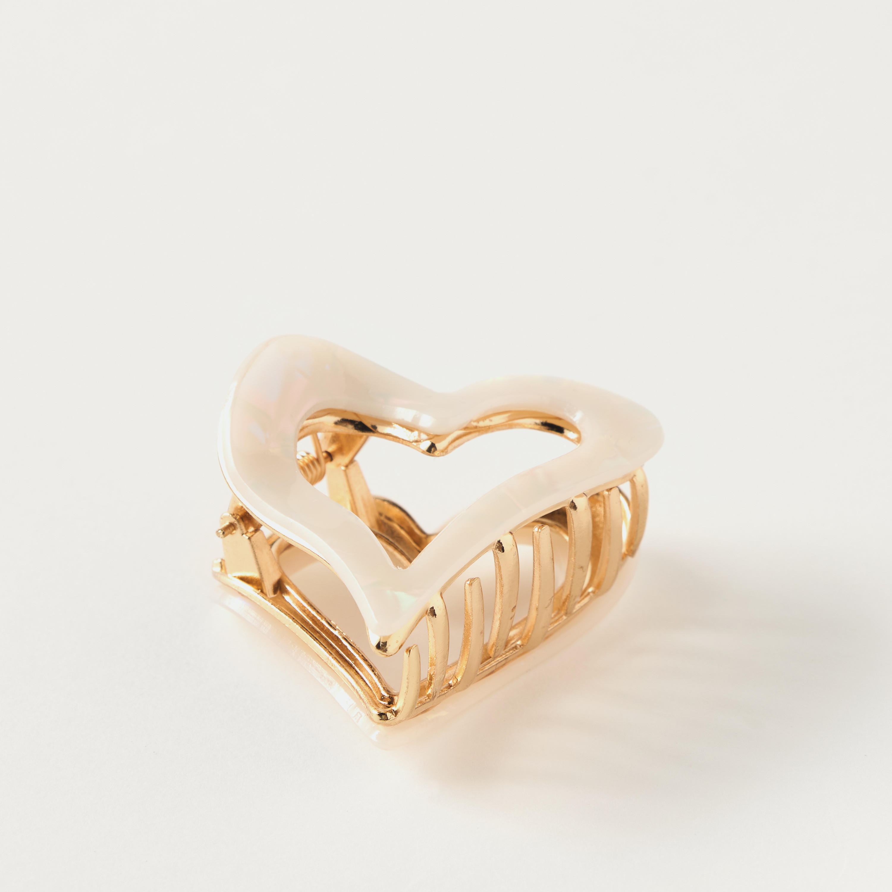 مشبك شعر قلب بارز الملمس-women-hairaccessories-clamps-image-1