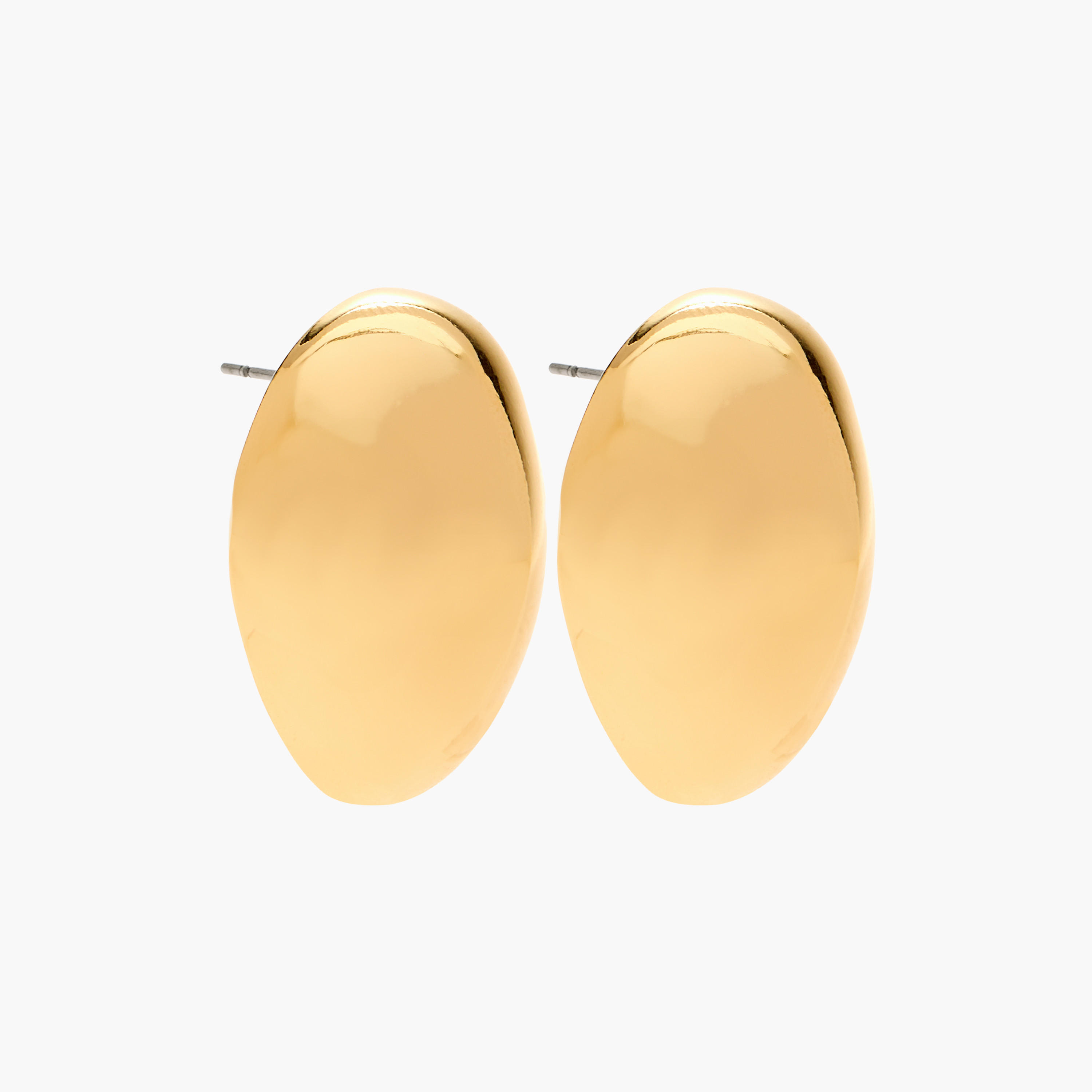 حلقان سادة بمكبس إغلاق خلفي-women-watchesandjewellery-jewellery-earrings-image-2