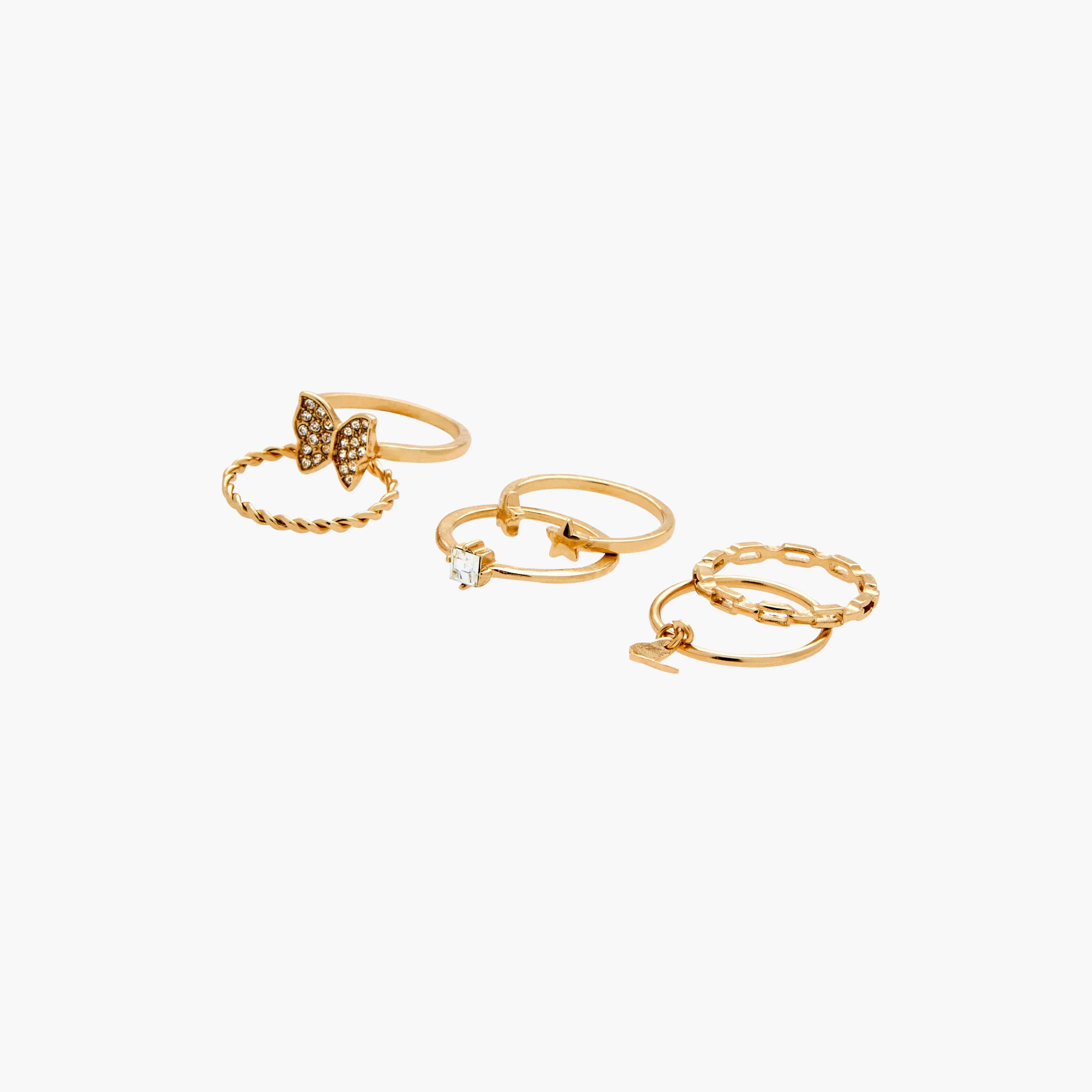 Assorted 6-Piece Ring Set - S-M-women-watchesandjewellery-jewellery-rings-image-1