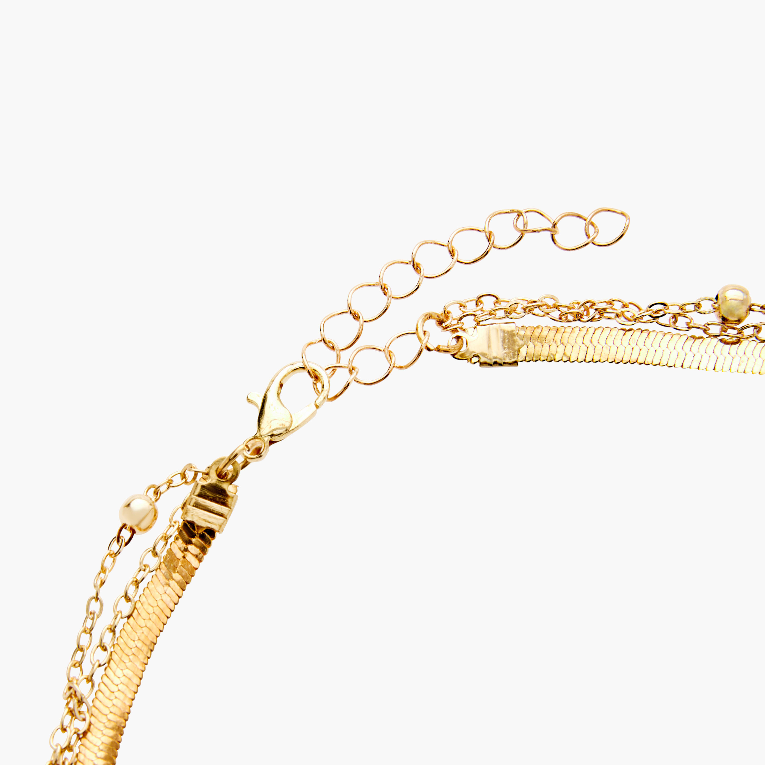 عقد متعدد الطبقات بمشبك إغلاق-women-watchesandjewellery-jewellery-necklacesandpendants-image-3