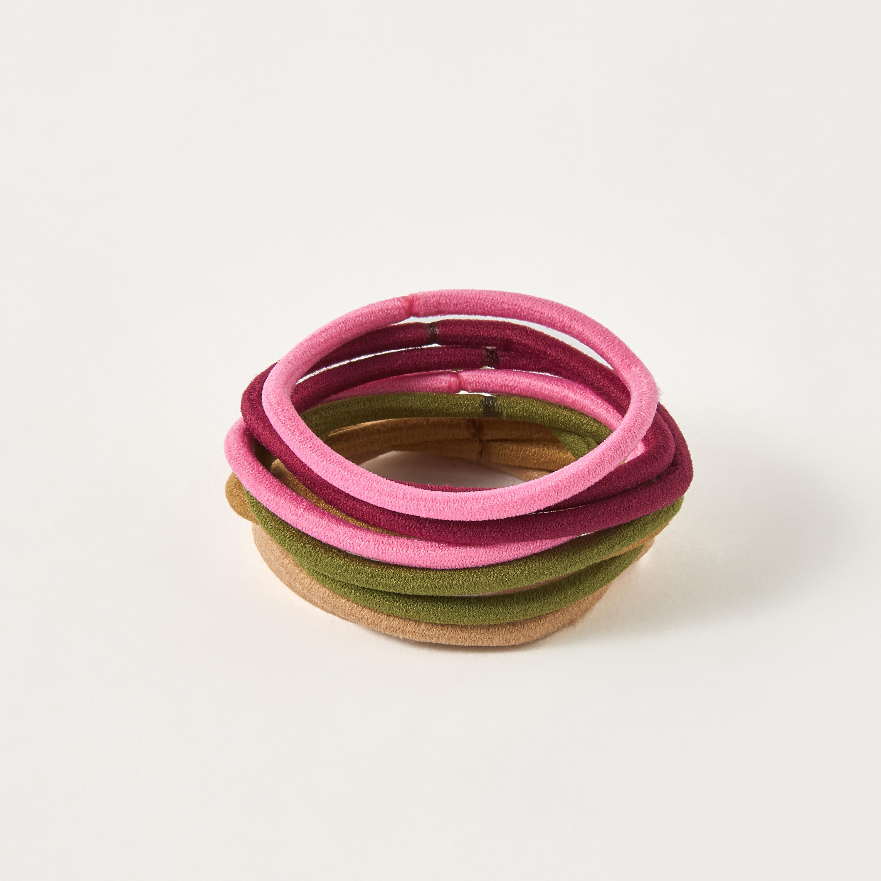 Solid Hair Tie - Set of 10-women-hairaccessories-scrunchies-image-1