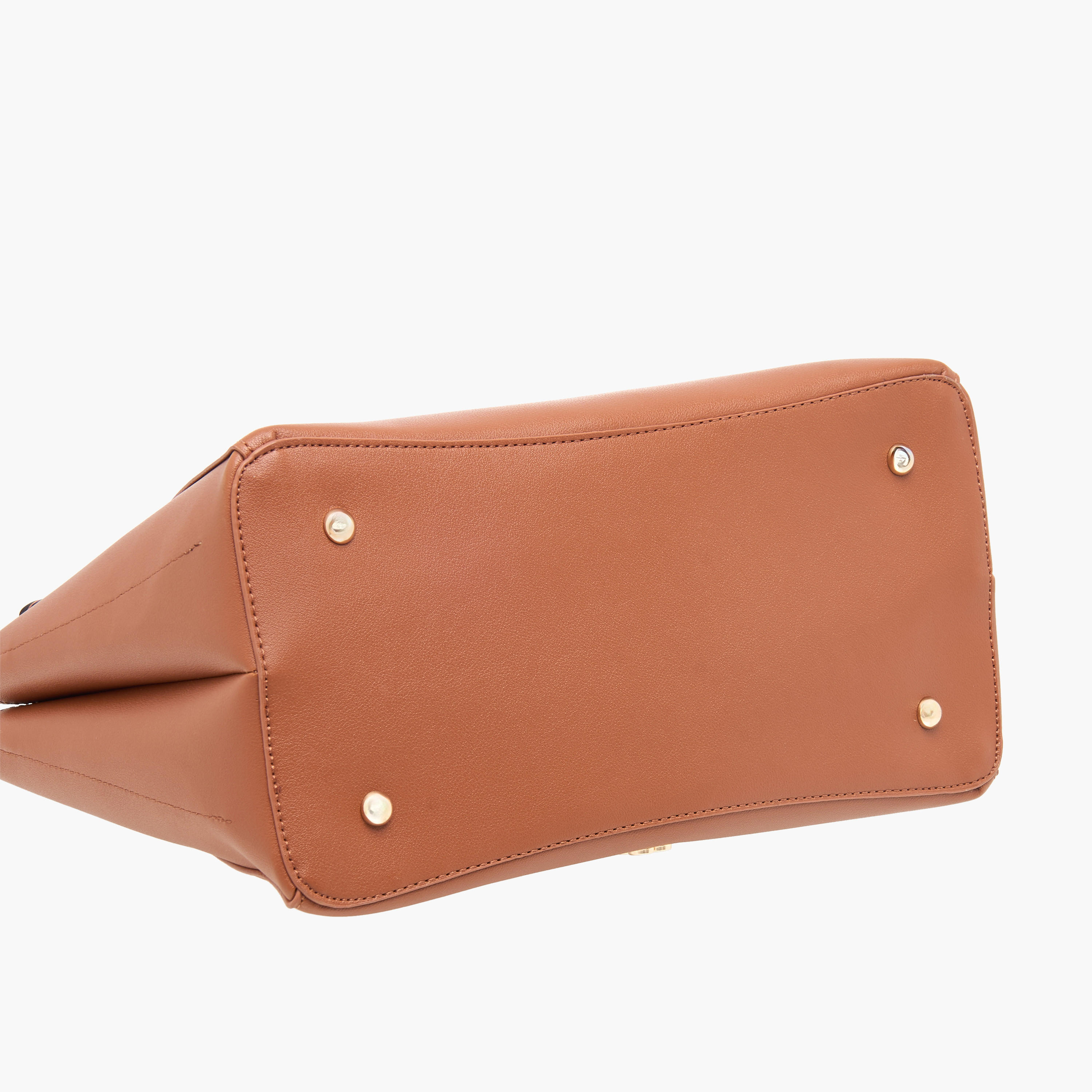 شنطة توتي سادة بسحاب إغلاق وتفاصيل وشاح من بيسي لندن-women-bagsandwallets-handbags-image-16