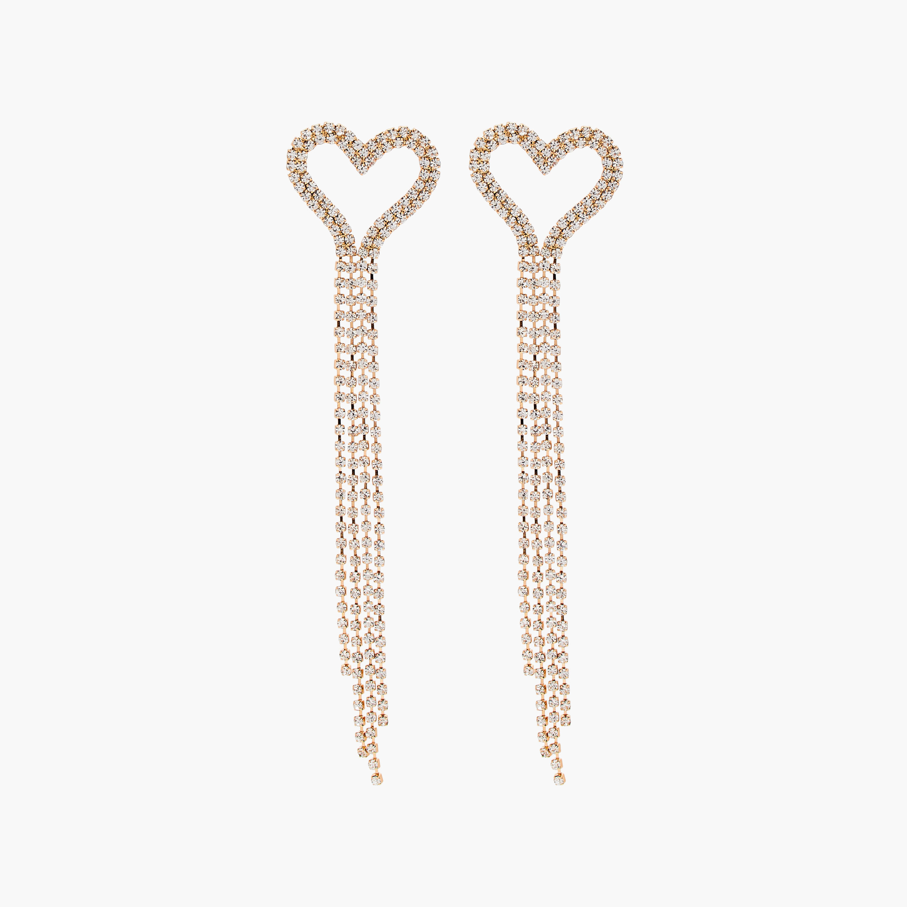 حلق متدلي بتصميم قلب مزيّن بالحجر ومكبس إغلاق-women-watchesandjewellery-jewellery-earrings-image-1