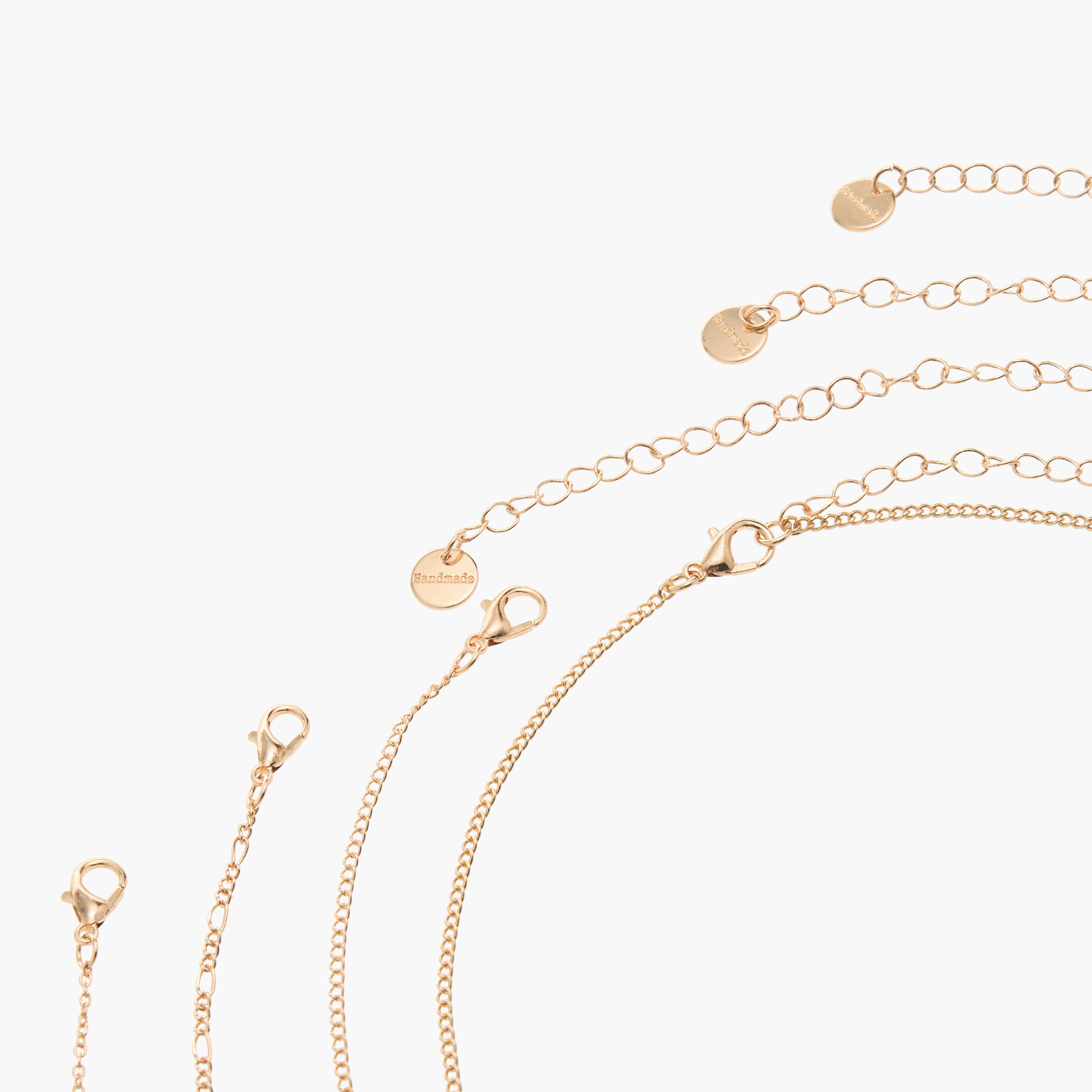 أعقاد متنوعة بمشبك إغلاق - طقم من 4 قطع-women-watchesandjewellery-jewellery-necklacesandpendants-image-7