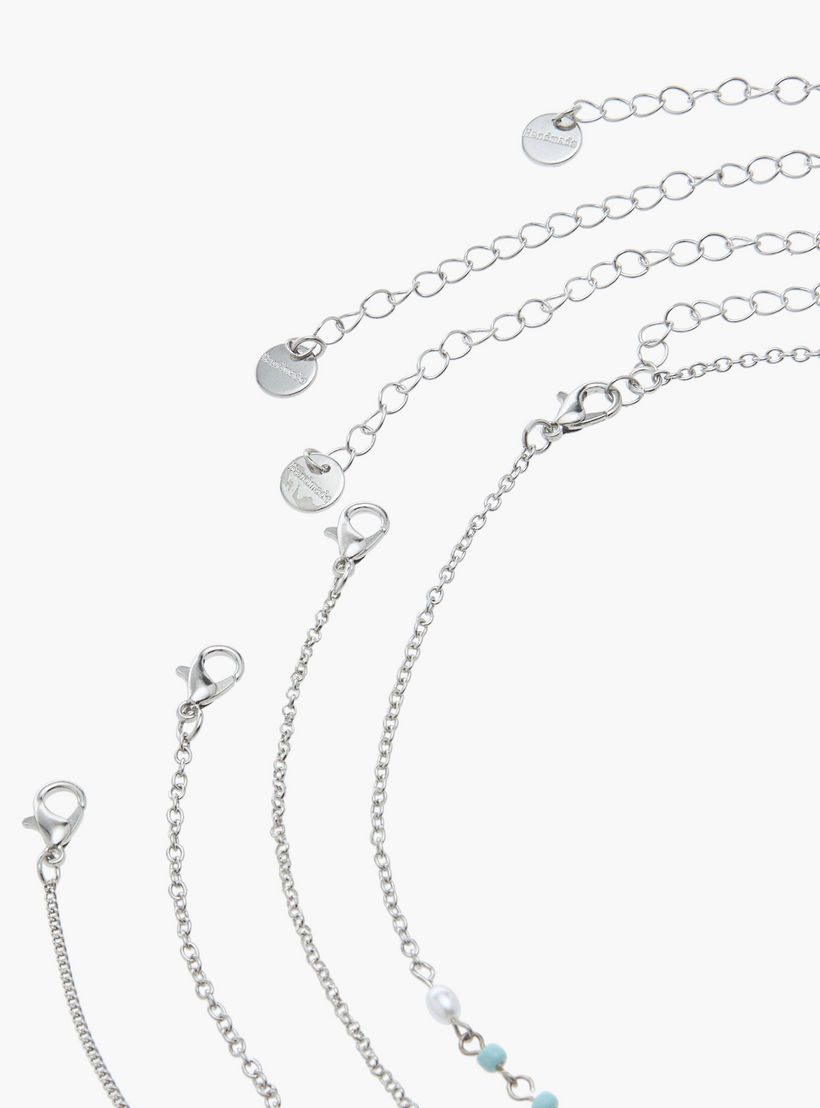 Assorted Necklace with Lobster Clasp Closure - Set of 4-women-watchesandjewellery-jewellery-necklacesandpendants-image-7
