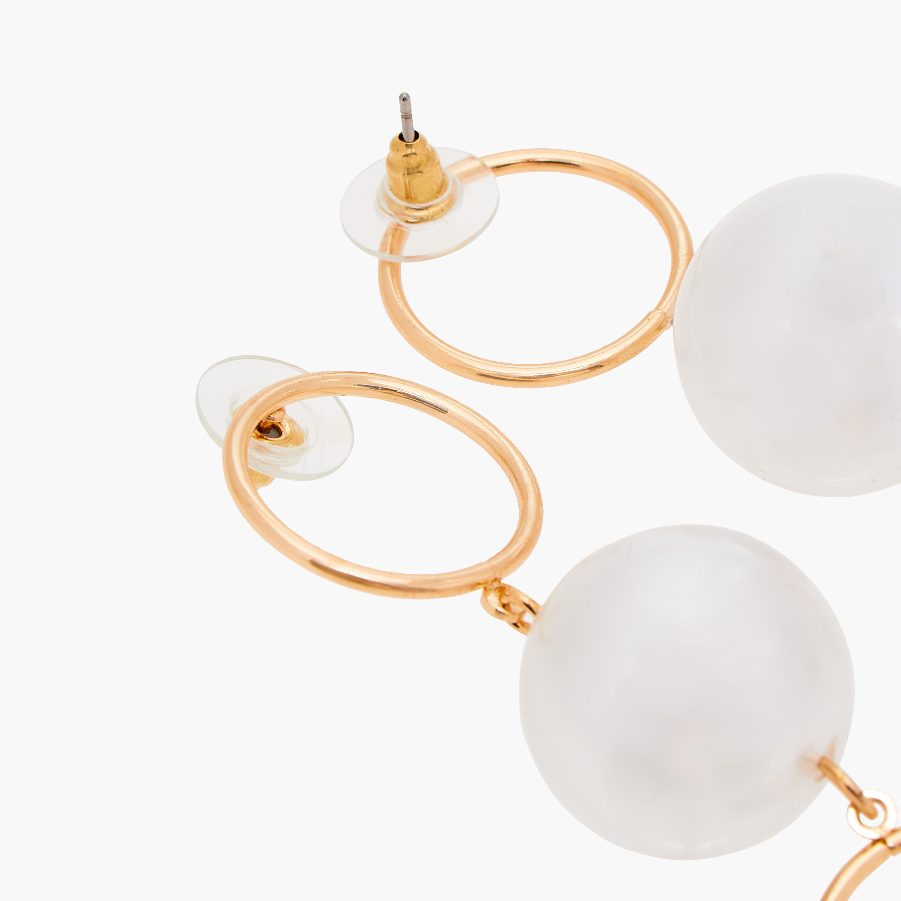 حلق متدلي مزيّن بمكبس إغلاق خلفي-women-watchesandjewellery-jewellery-earrings-image-3