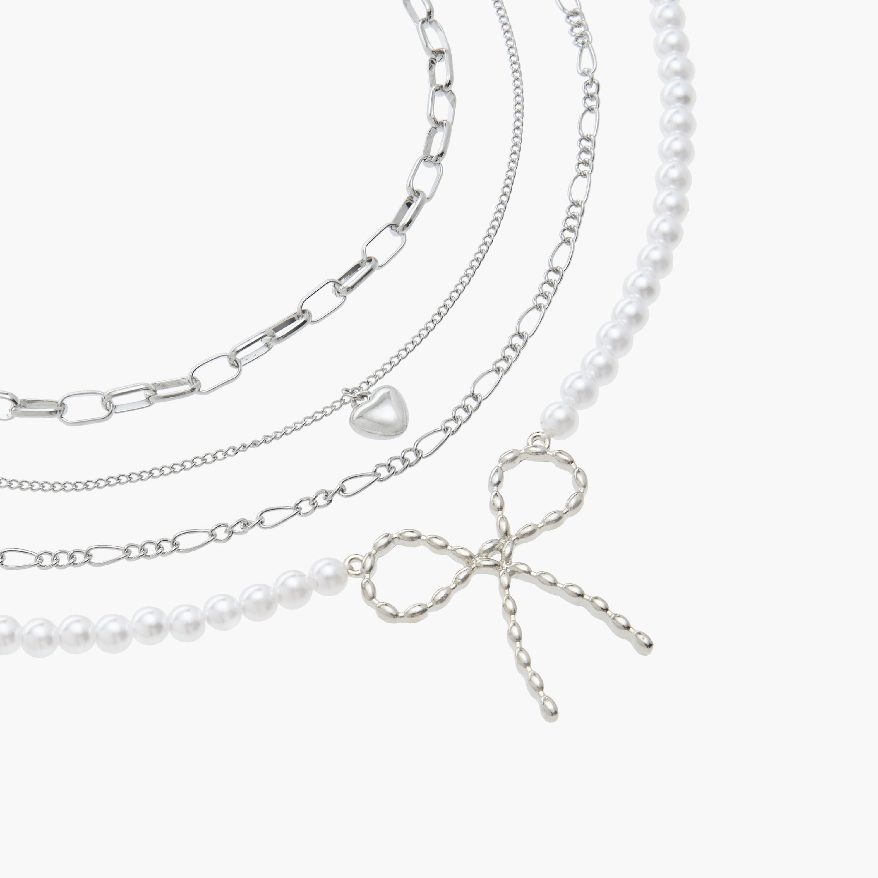 Assorted Necklace with Lobster Clasp Closure - Set of 4-women-watchesandjewellery-jewellery-necklacesandpendants-image-6