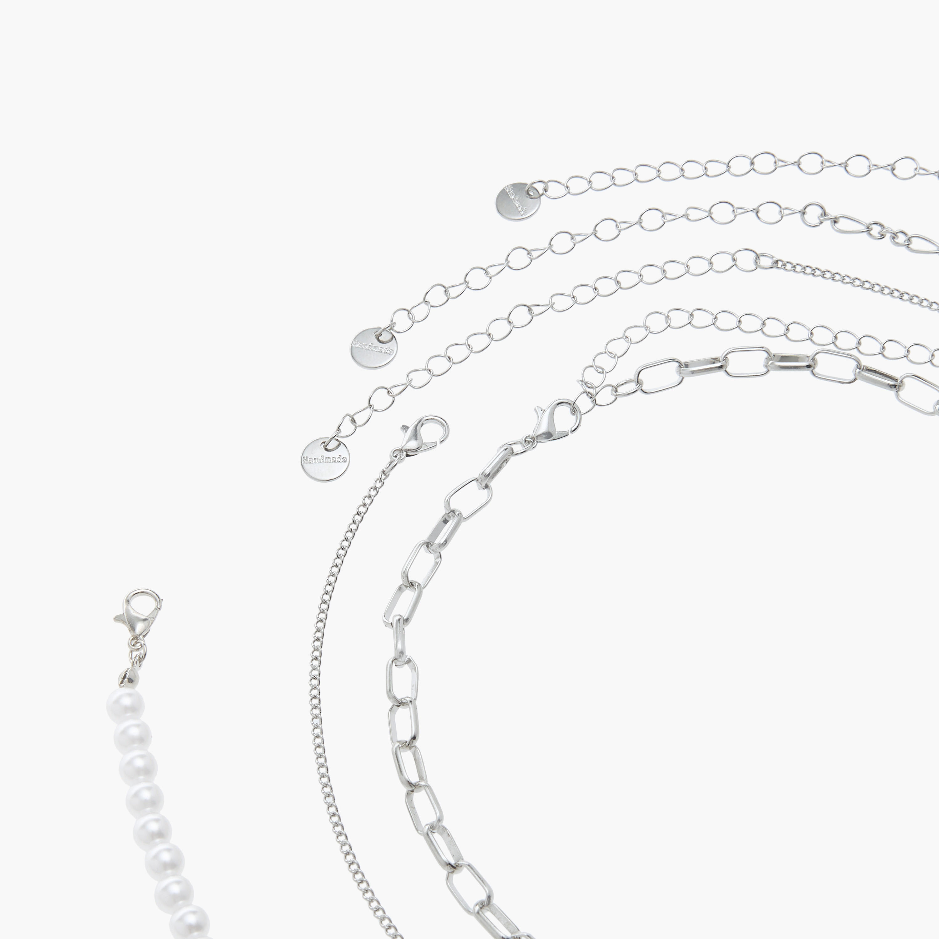 أعقاد متنوعة بمشبك إغلاق - طقم من 4 قطع-women-watchesandjewellery-jewellery-necklacesandpendants-image-7