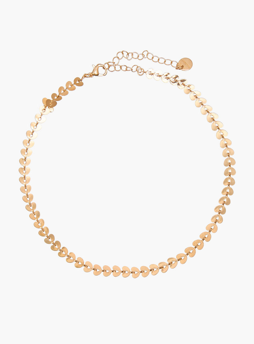طقم أعقاد بلون ذهبي ومشبك إغلاق - طقم 4 قطع-women-watchesandjewellery-jewellery-necklacesandpendants-image-2