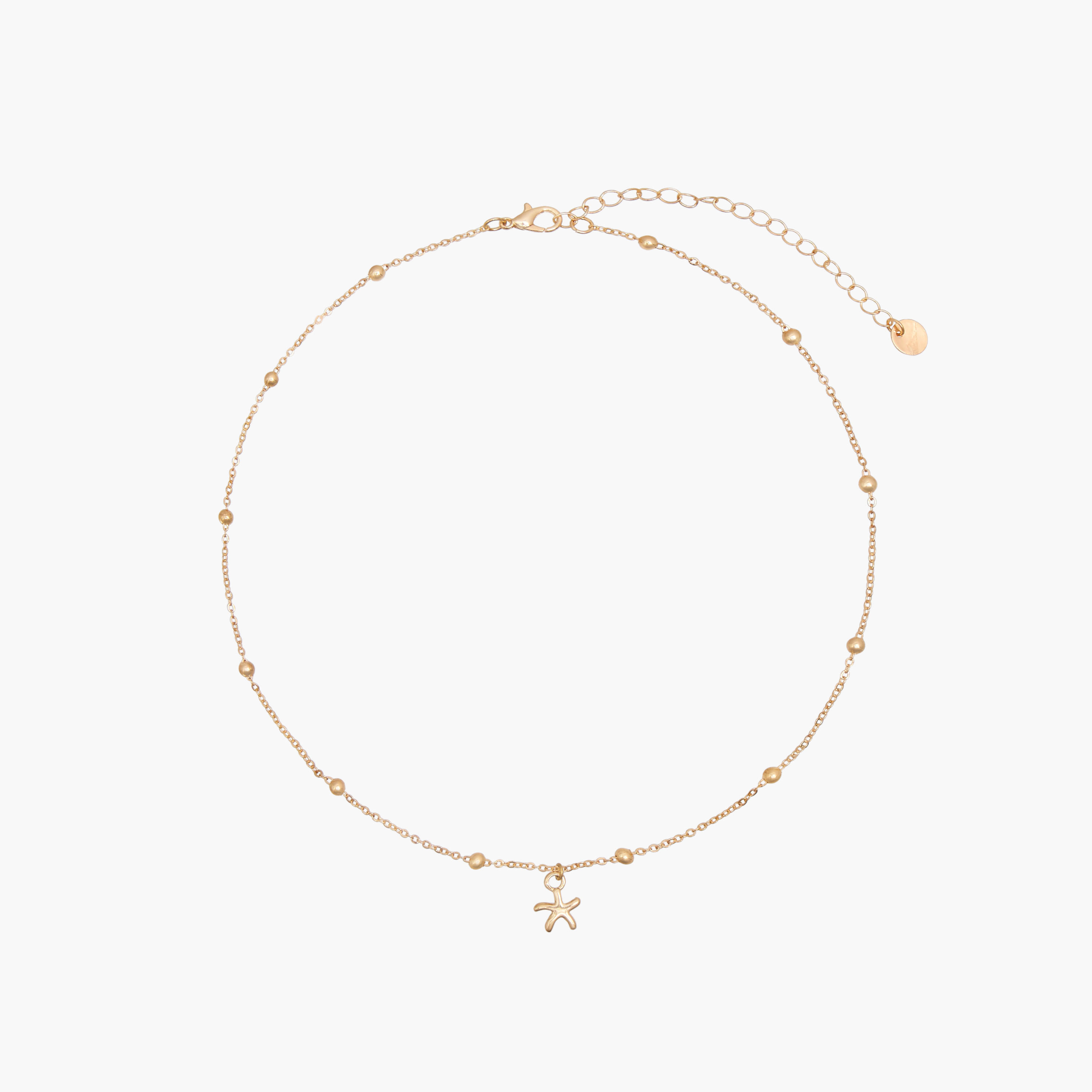 طقم أعقاد بلون ذهبي ومشبك إغلاق - طقم 4 قطع-women-watchesandjewellery-jewellery-necklacesandpendants-image-3