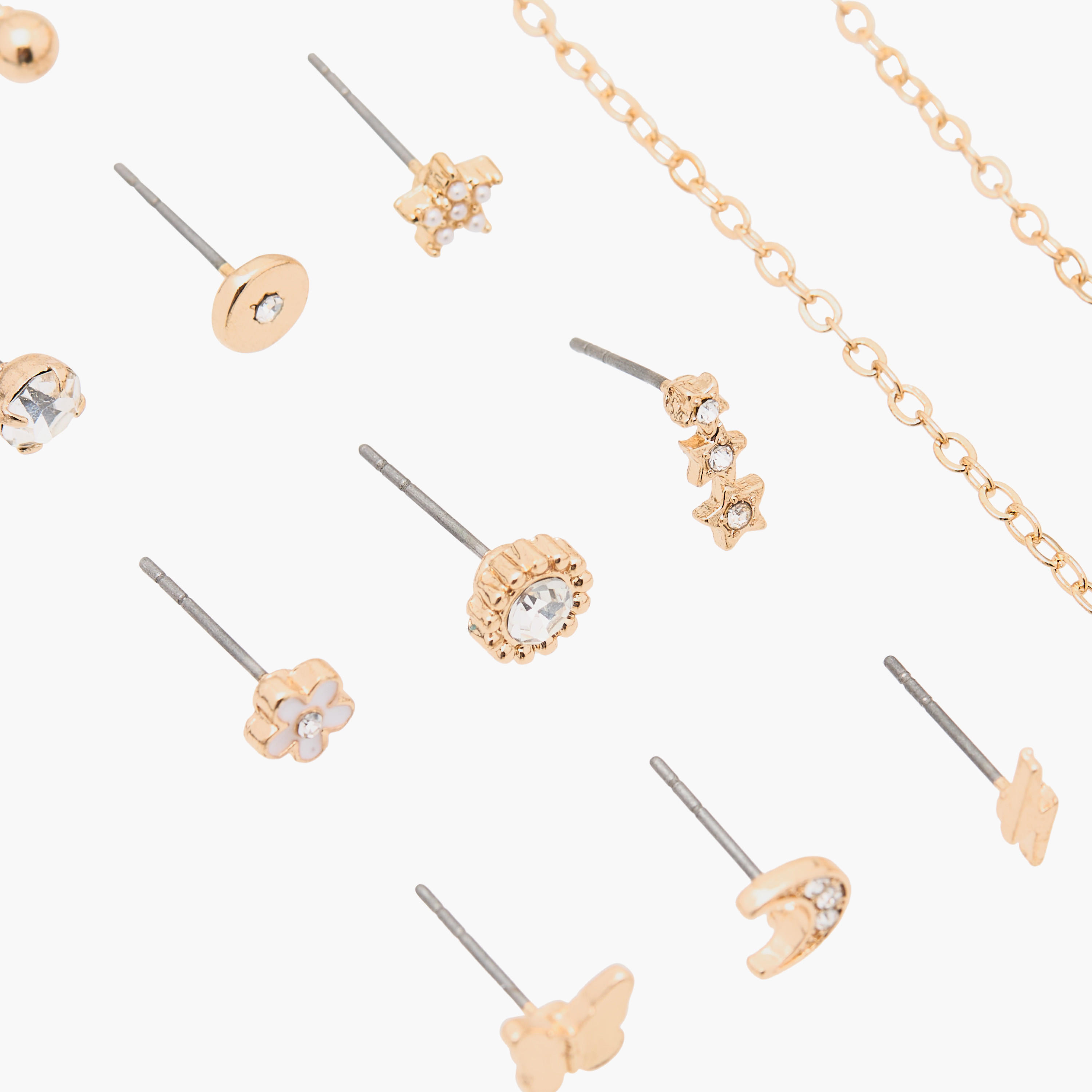 حلقان متنوعة - طقم من 15 زوج-women-watchesandjewellery-jewellery-earrings-image-3