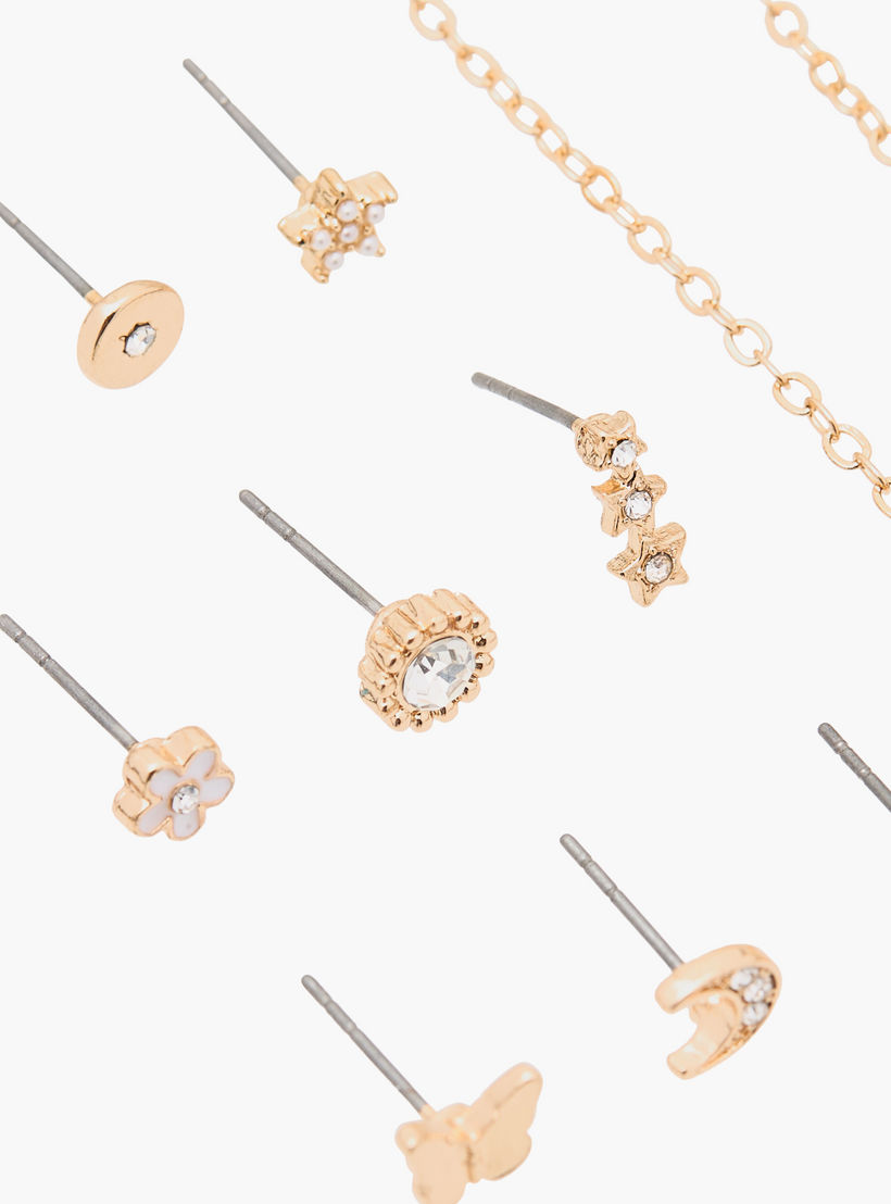 حلقان متنوعة - طقم من 15 زوج-women-watchesandjewellery-jewellery-earrings-image-3