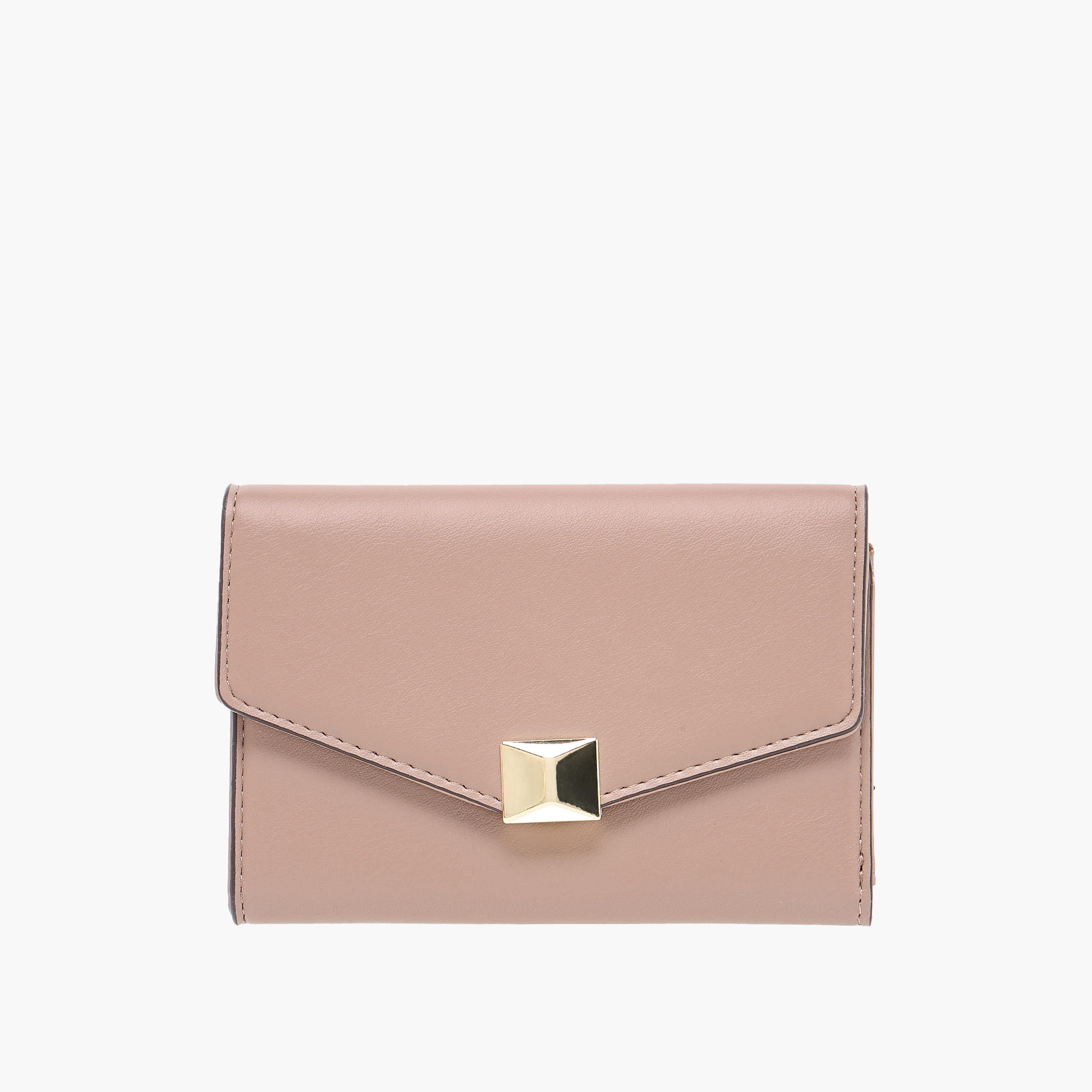 محفظة بارزة الملمس بطيّة مزدوجة وطيّة إغلاق من ساشا-women-bagsandwallets-wallets-image-1
