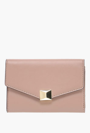 محفظة بارزة الملمس بطيّة مزدوجة وطيّة إغلاق من ساشا-women-bagsandwallets-wallets-image-1