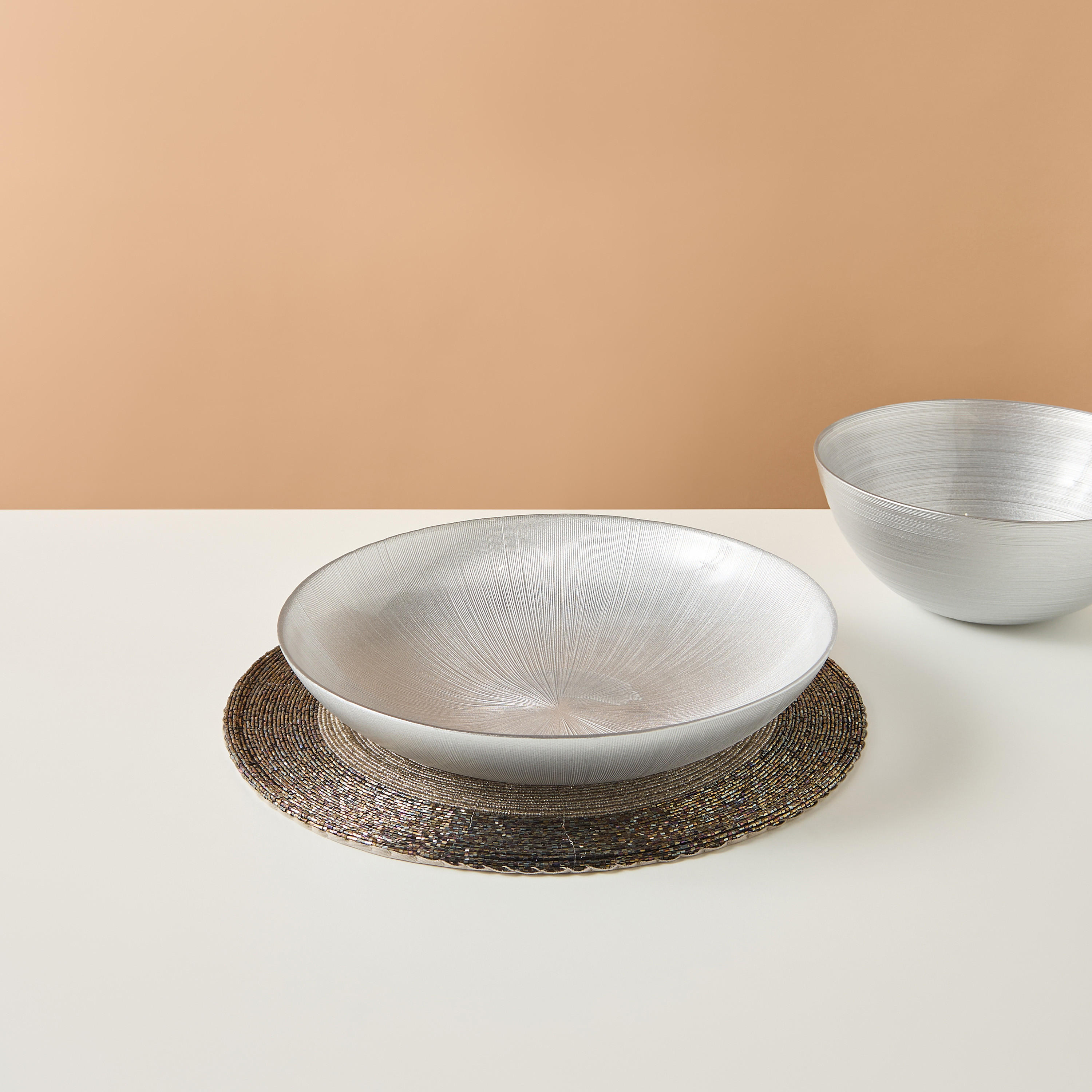 Decorative Round Plate - 30 cms-household-dining-serveware-servingtrays-image-1