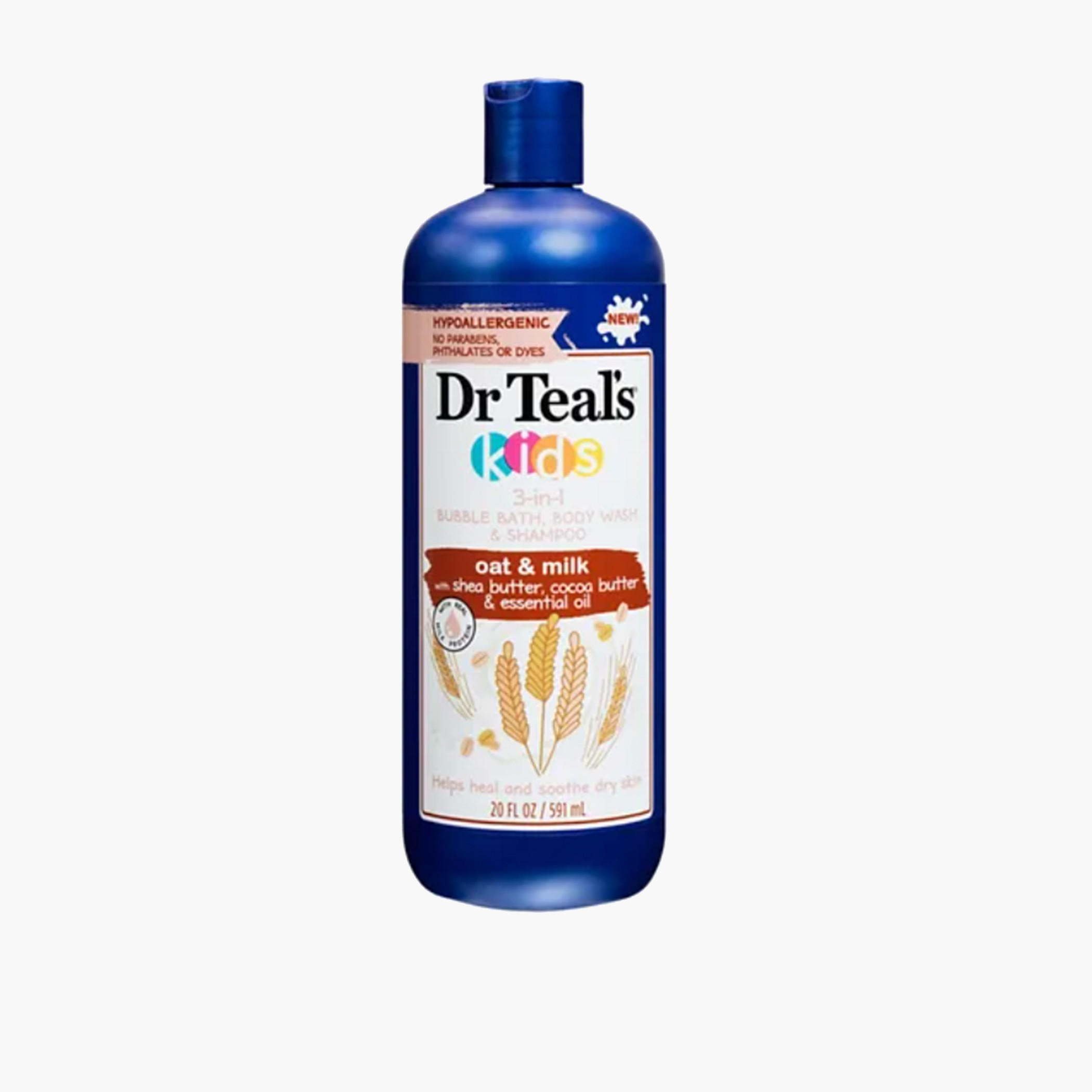 شامبو وغسول للجسم وحمام فقاعات 3 في 1 من دكتور تيلز - 591 مل-beautyandpersonalcare-bathandbody-bathandshower-bodywash-image-1