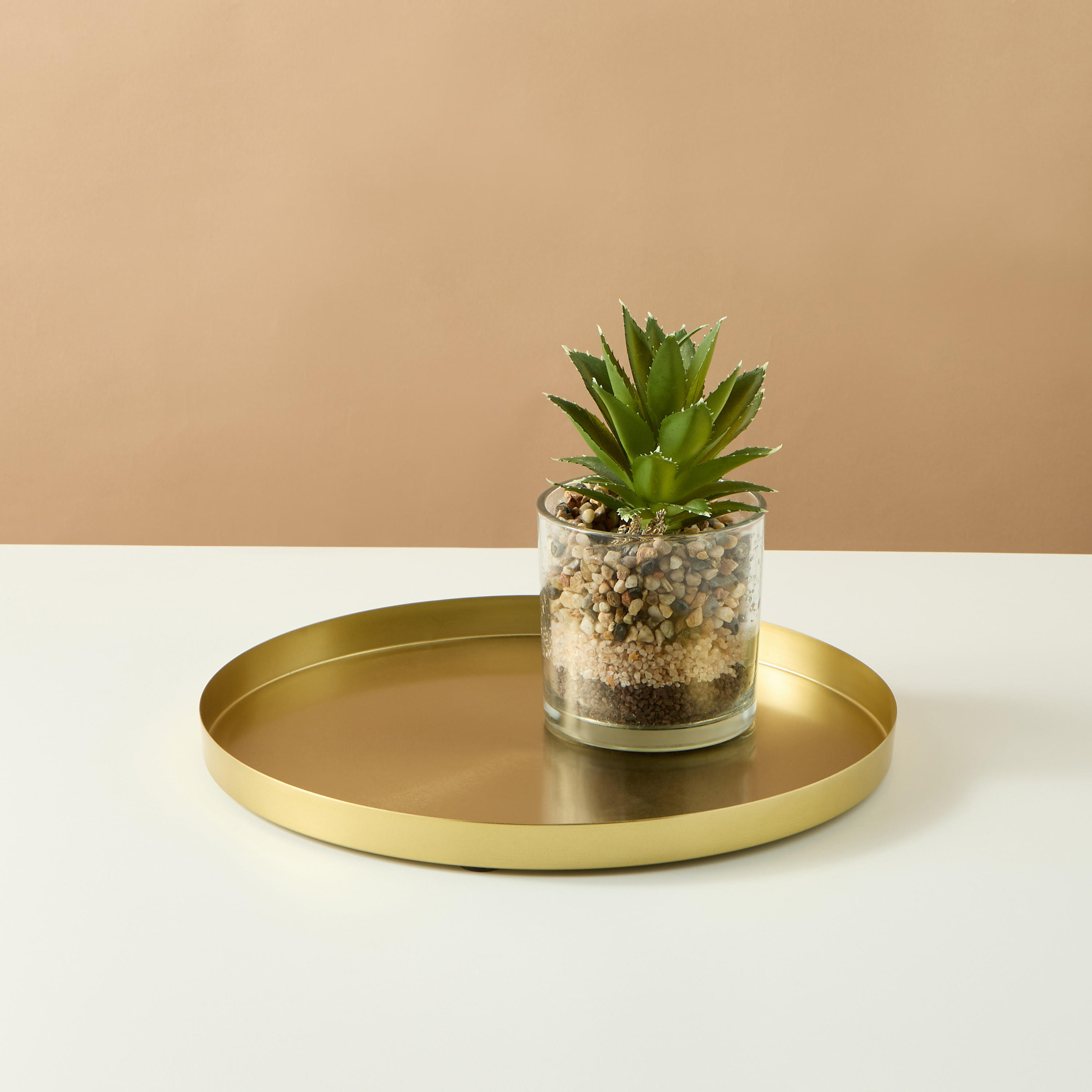Decorative Round Tray - 30 cms-household-decor-boxesandtrays-image-1