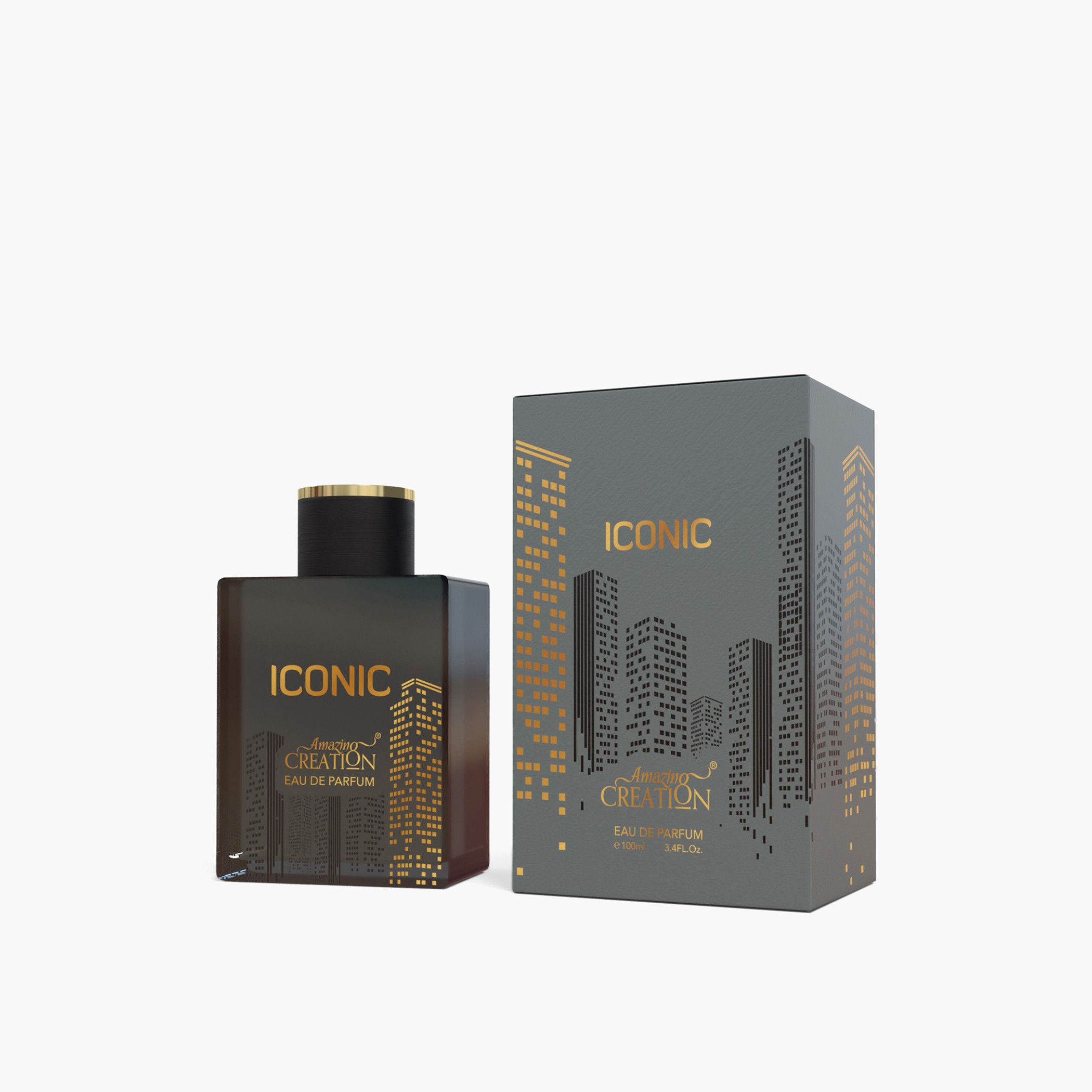 عطر أو دي بارفان أيكونيك للرجال من أميزنج كرييشن - 100 مل-beautyandpersonalcare-fragrance-men-image-1