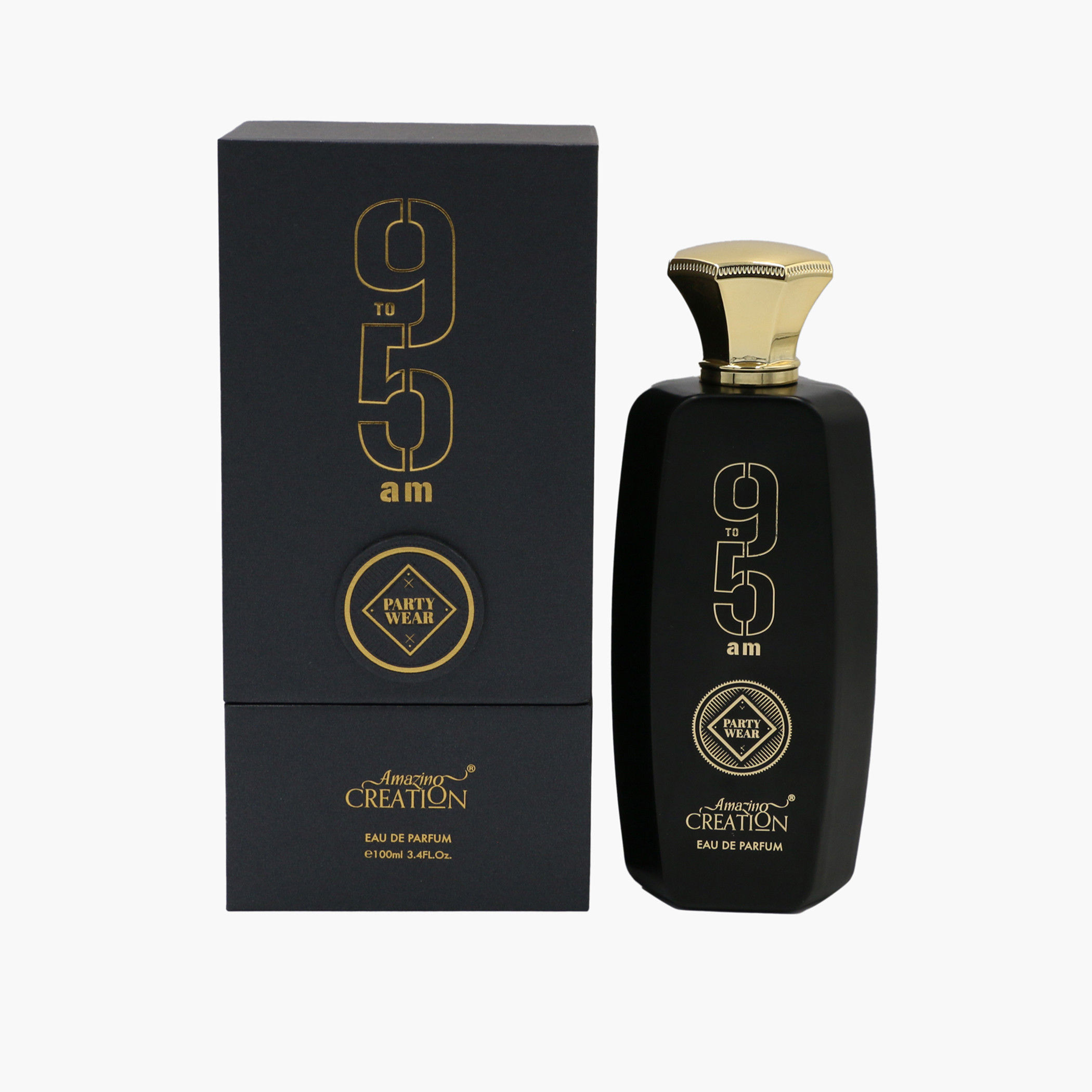 Amazing Creation 9 To 5 AM Party Wear Eau de Parfum Spray - 100 ml-beautyandpersonalcare-fragrance-unisex-image-1