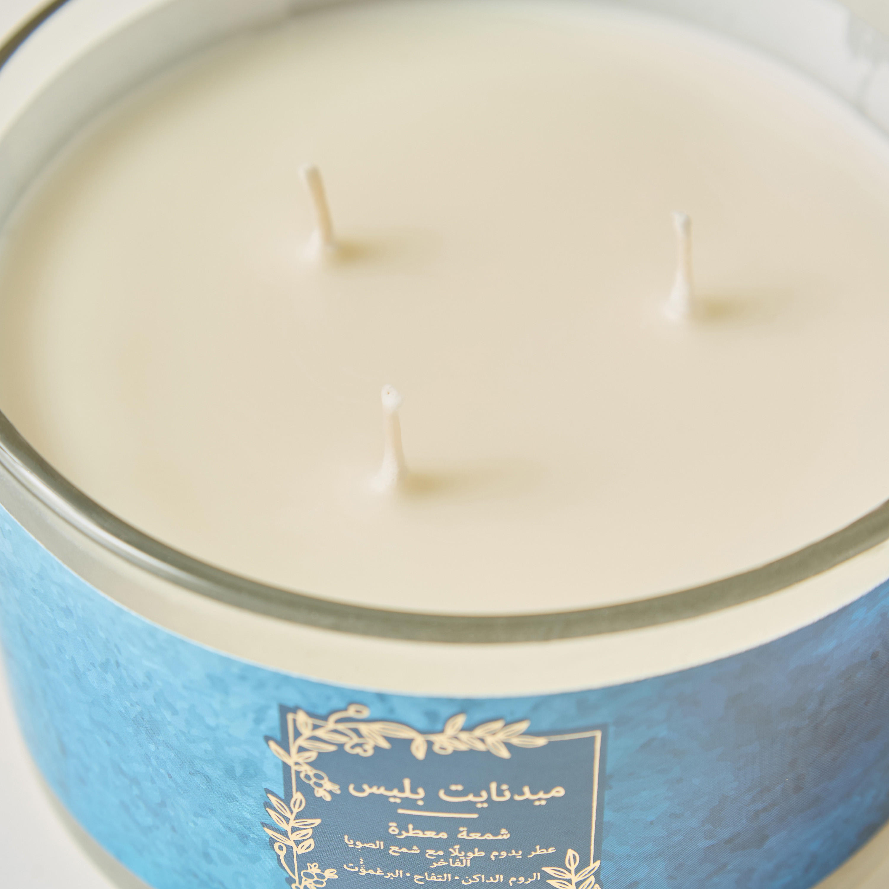 Scent.d Pomegranate Noir Scented 3-Wick Jar Candle - 450 gms-household-homefragrance-candles-image-3