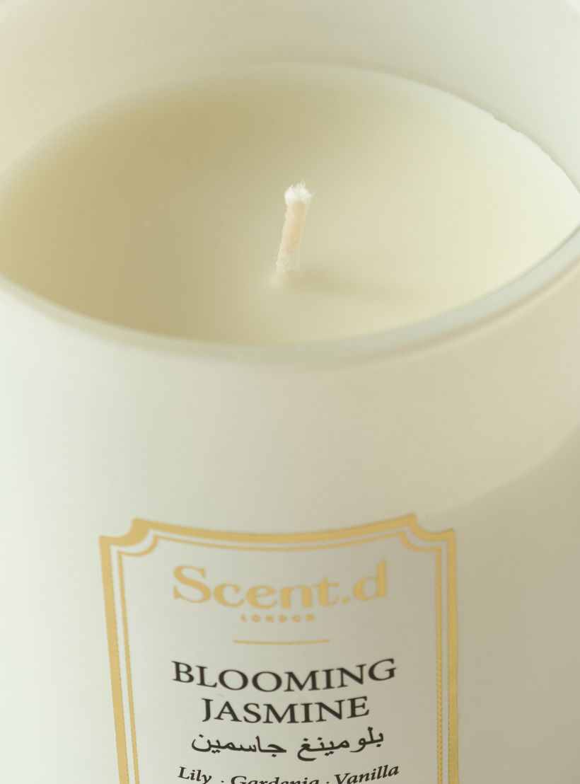 Scent.d Arabian Jasmine Scented Jar Candle - 226 gms-household-homefragrance-candles-image-1