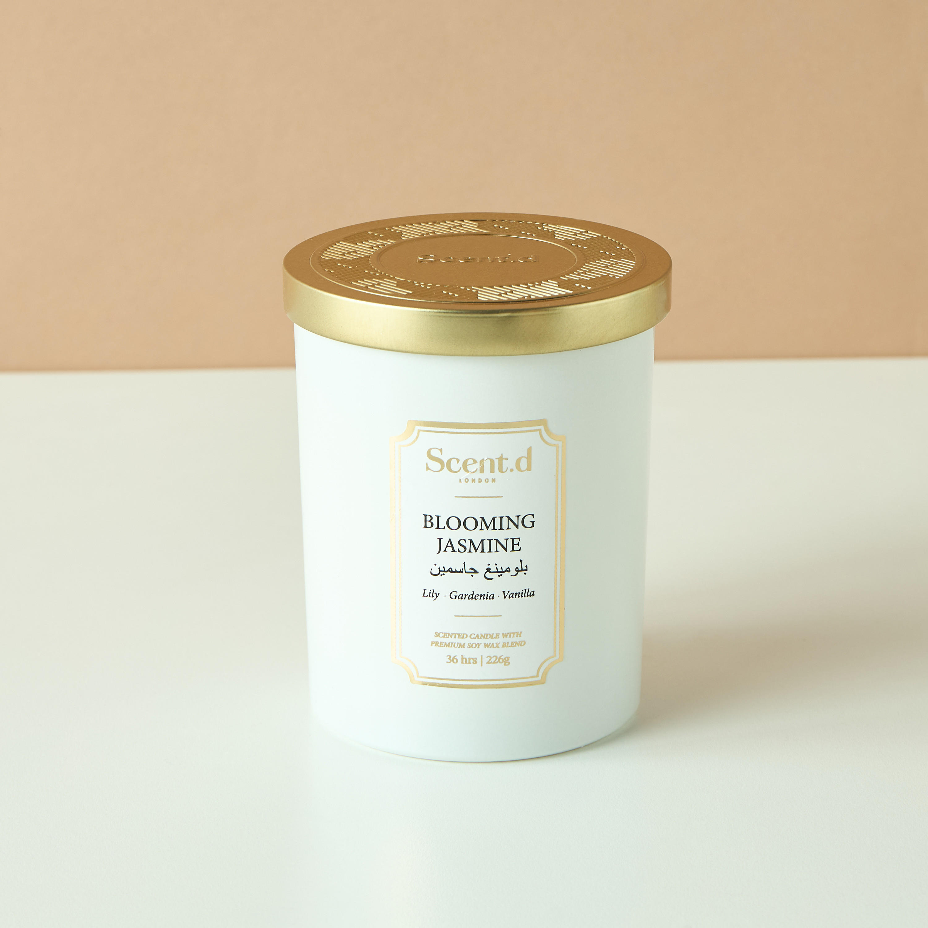 Scent.d Arabian Jasmine Scented Jar Candle - 226 gms-household-homefragrance-candles-image-3